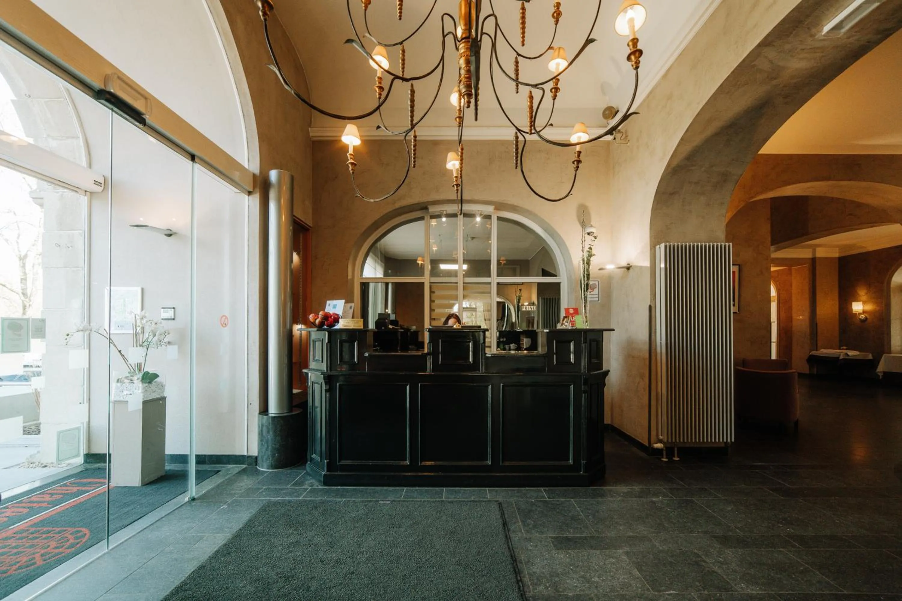 Lobby or reception in Le Chateau de Namur