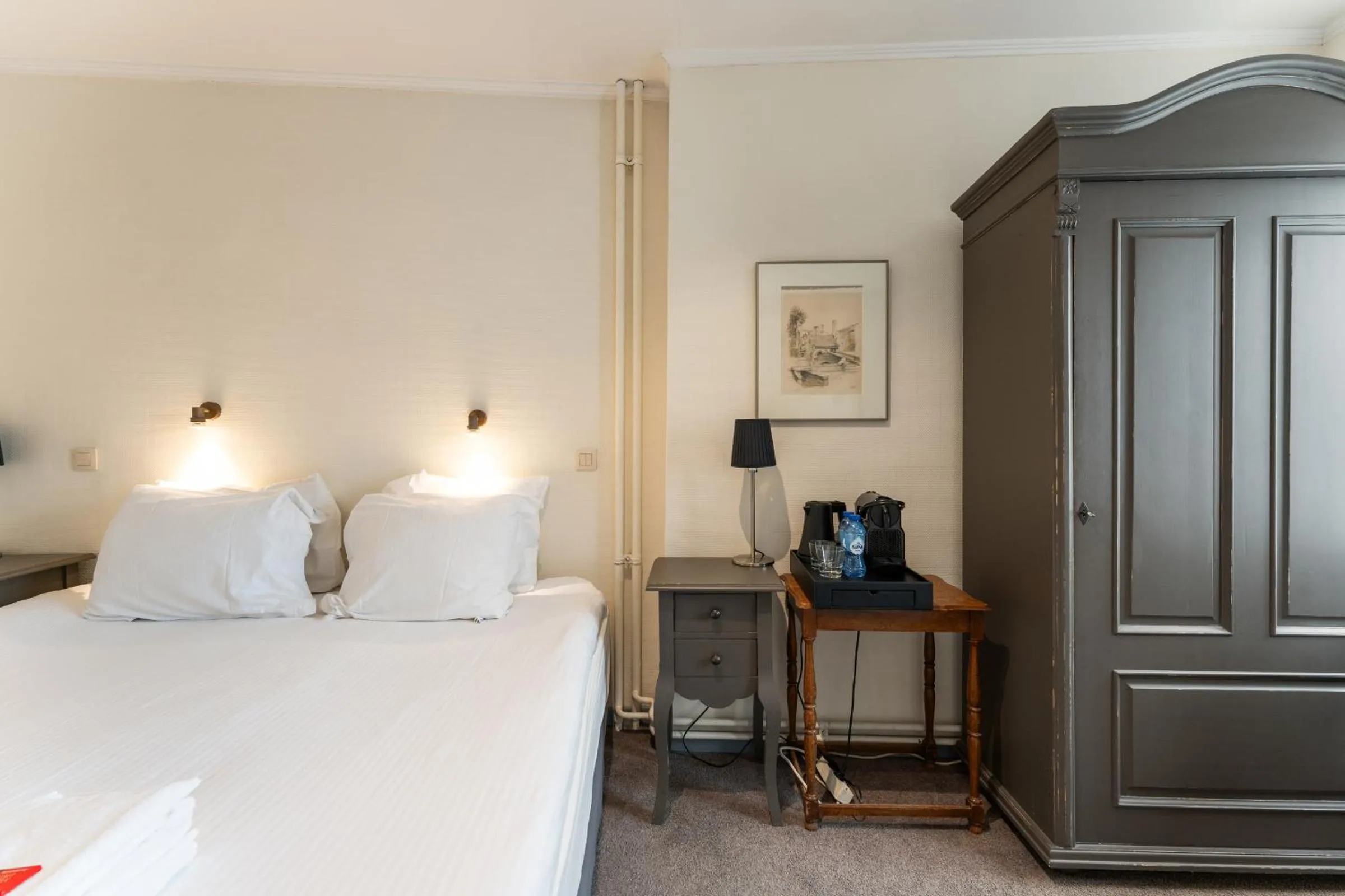 Bed in Hotel de Pauw