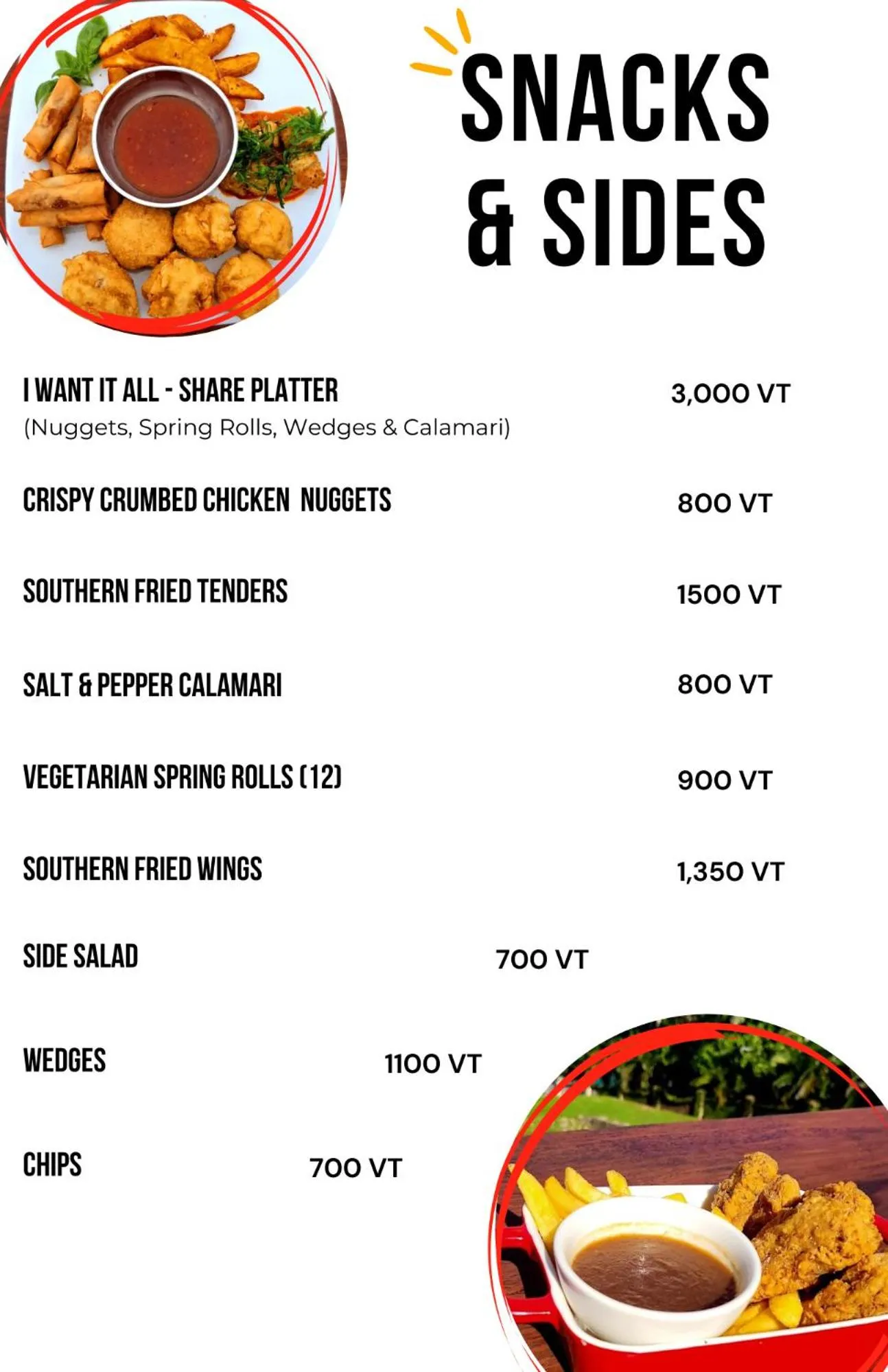 Food and drinks in Retreat Seaside