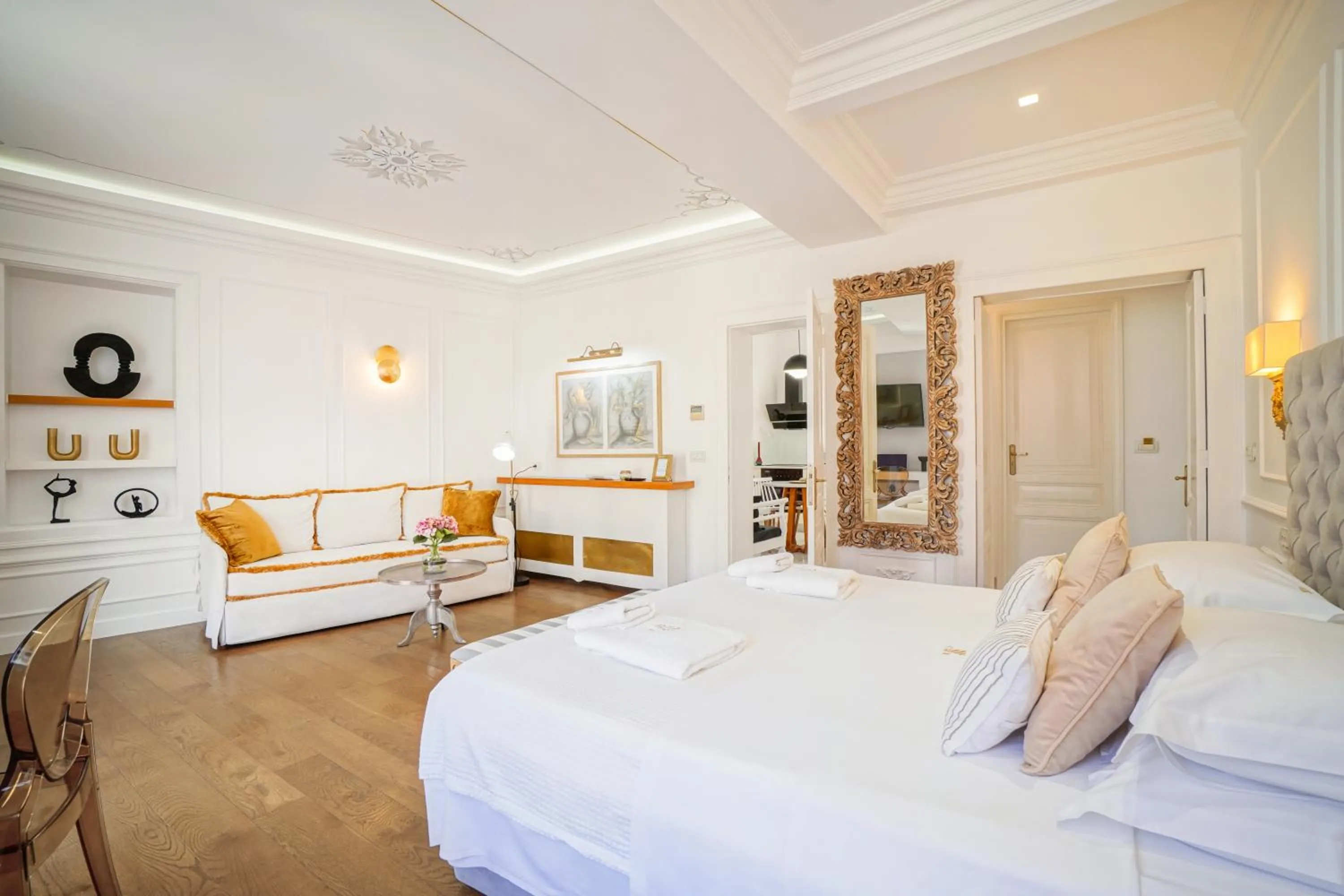 Bedroom, Bed in Casa Kallergi