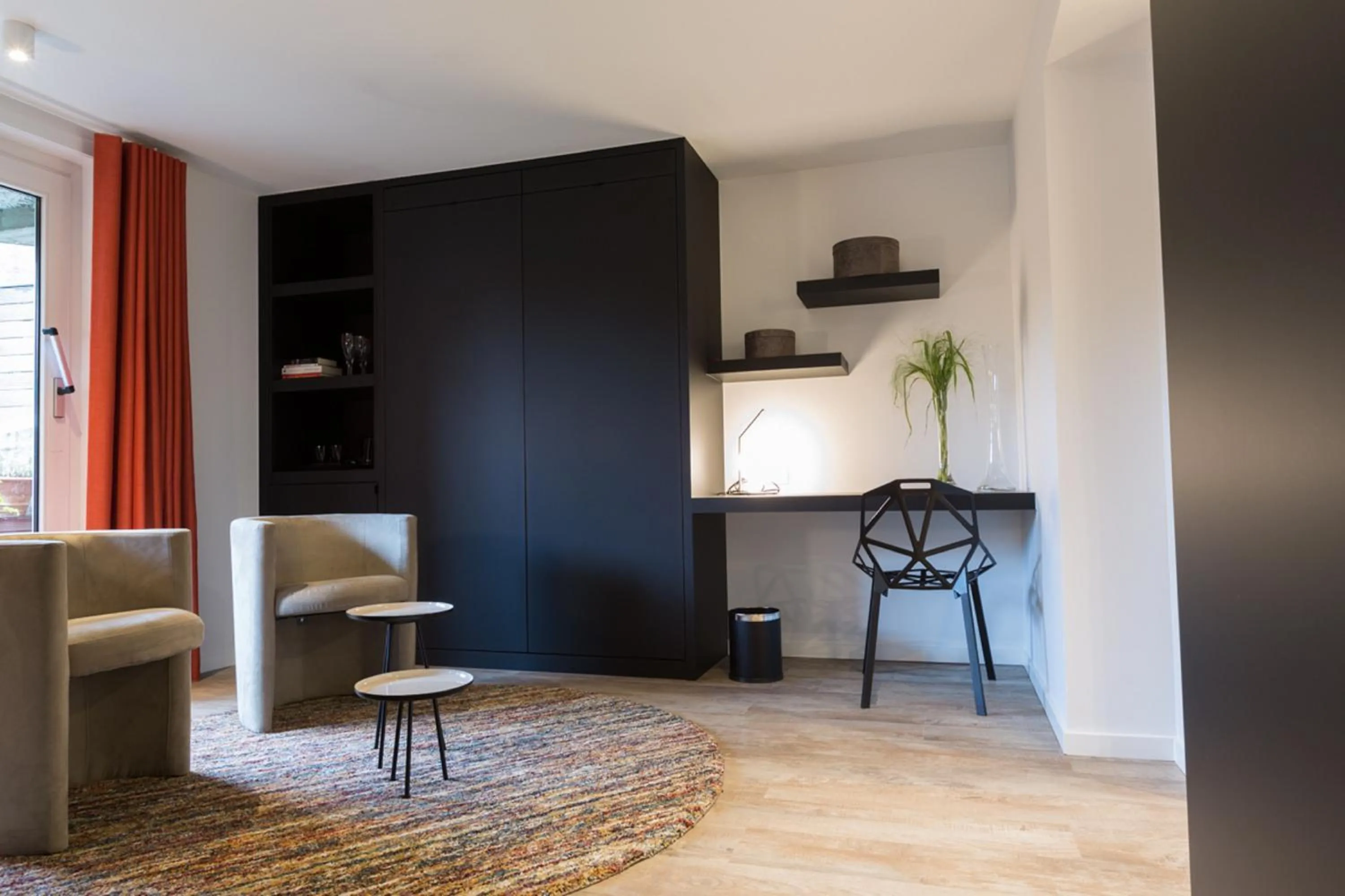 Seating area in Hotel Portinari