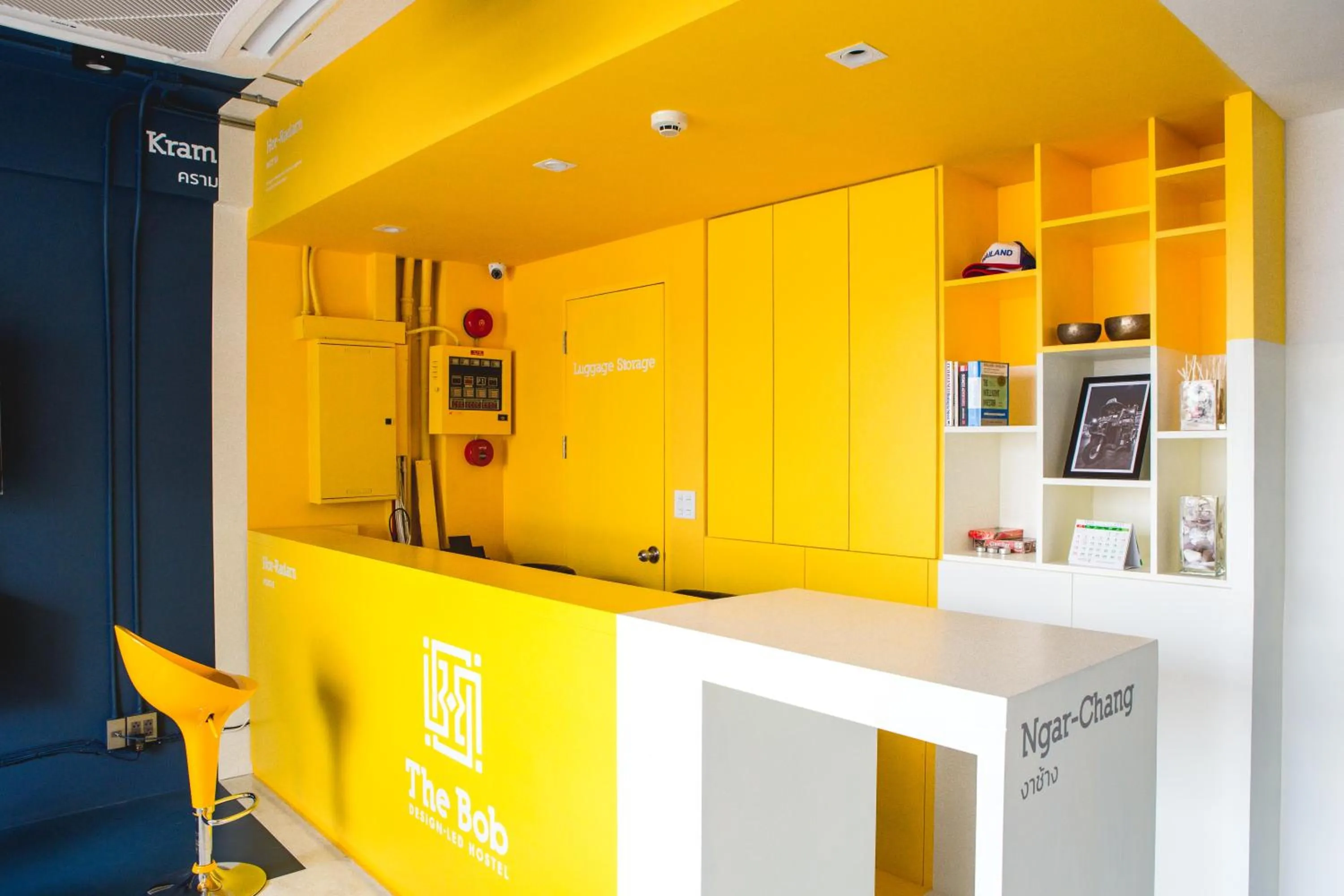 Lobby or reception in BoB Hostel บ็อบโฮสเทล