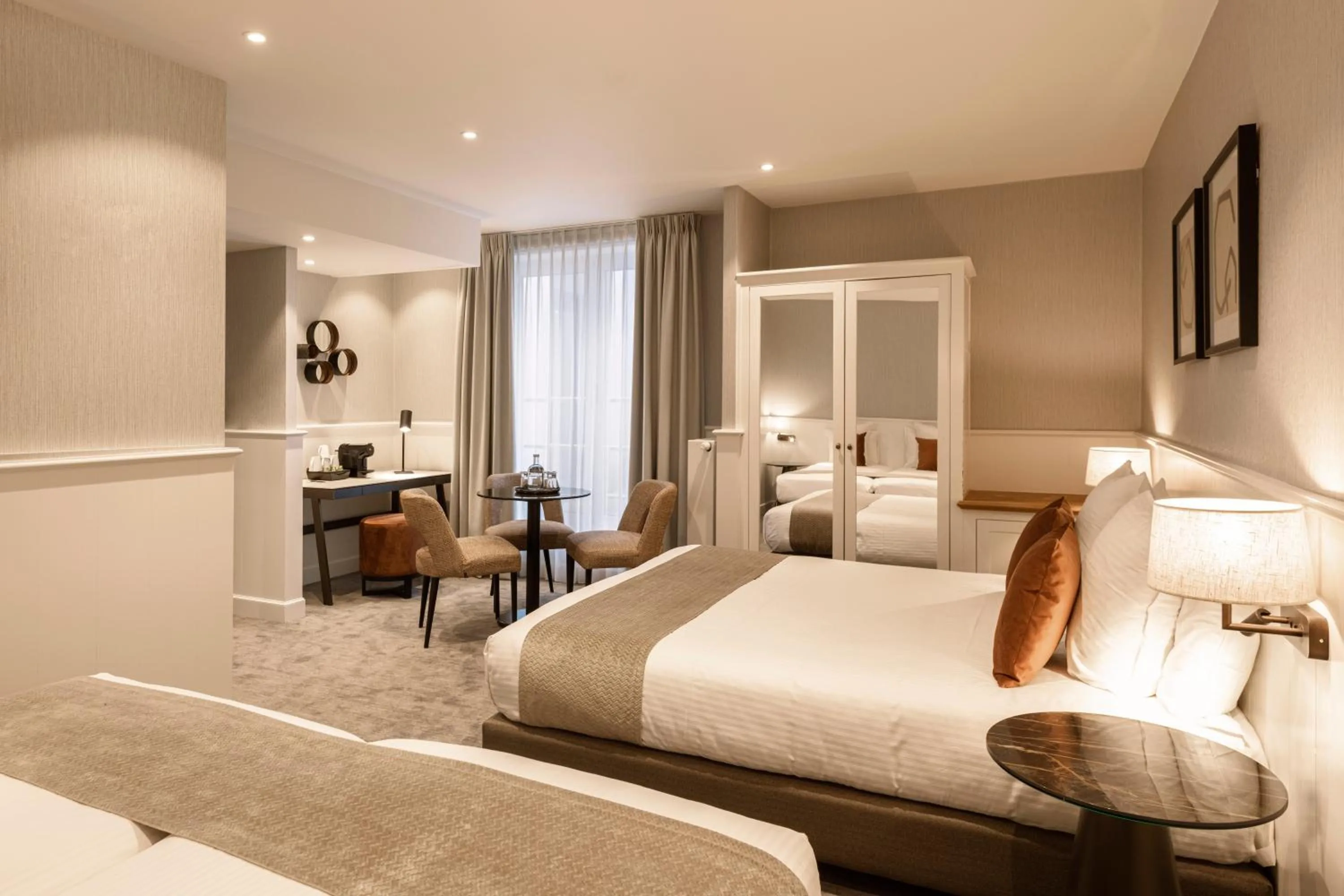 Bedroom, Bed in Dukes' Academie Brugge - by Dukes' Hotel Collection