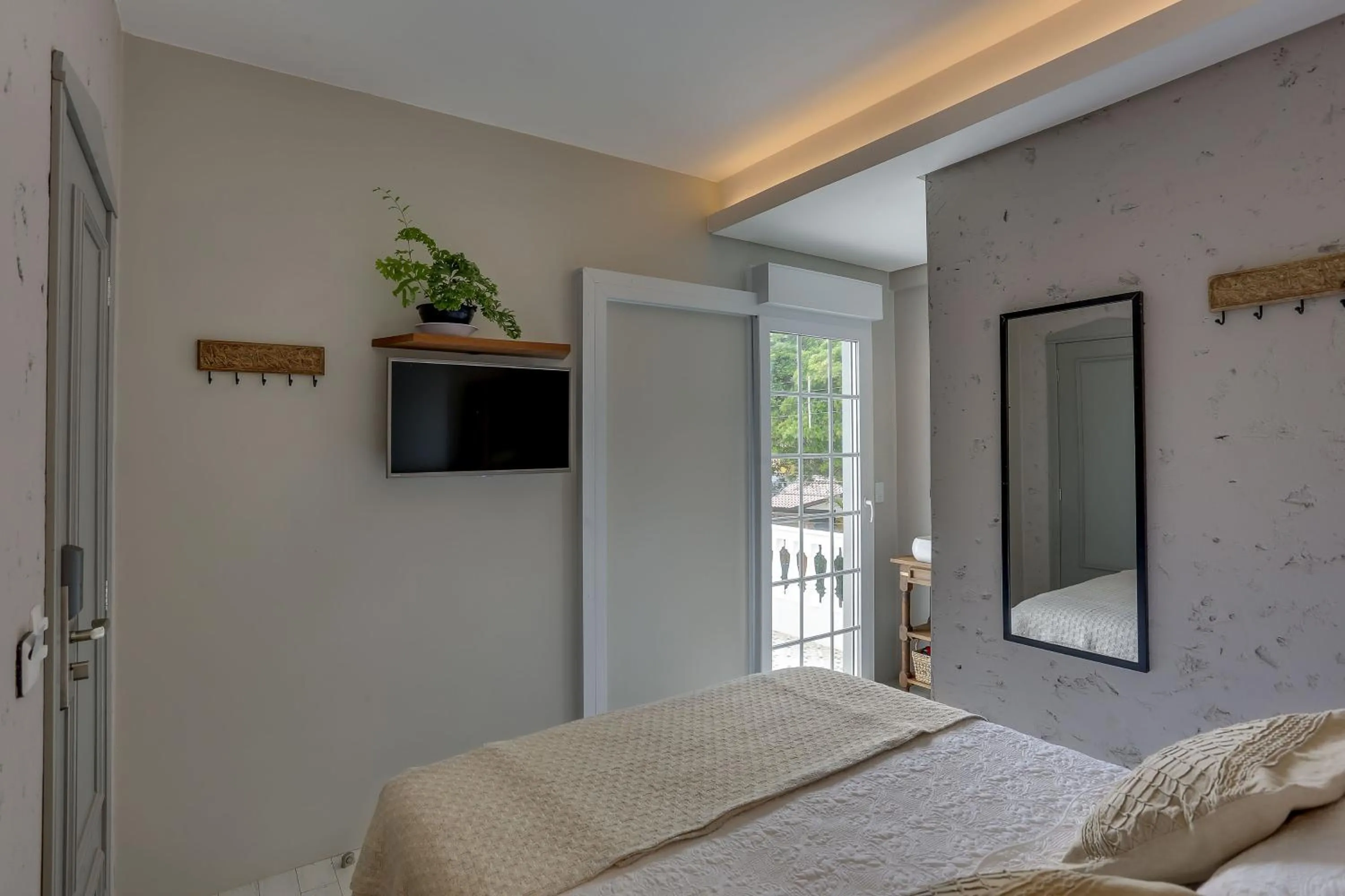 Bed in Solar Beach Hotel