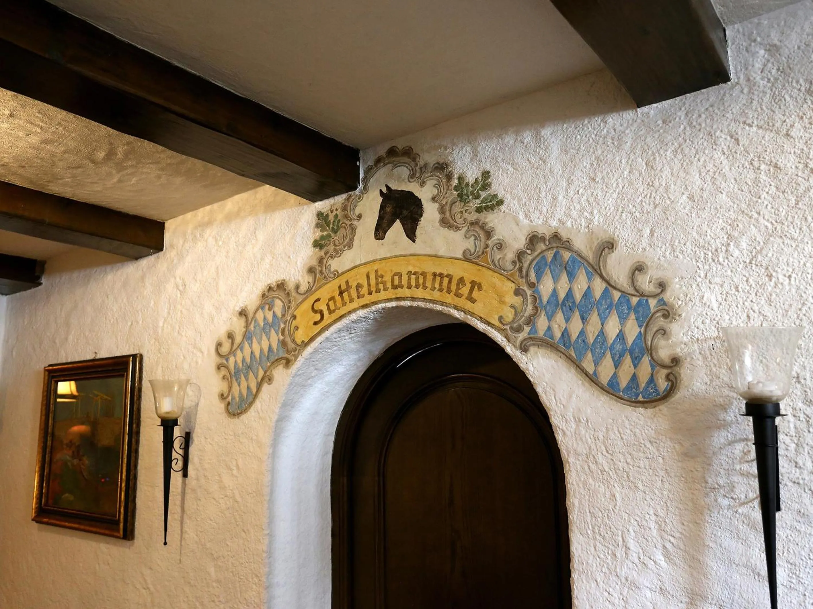 Lobby or reception in Hotel Boarding House Hohenwart