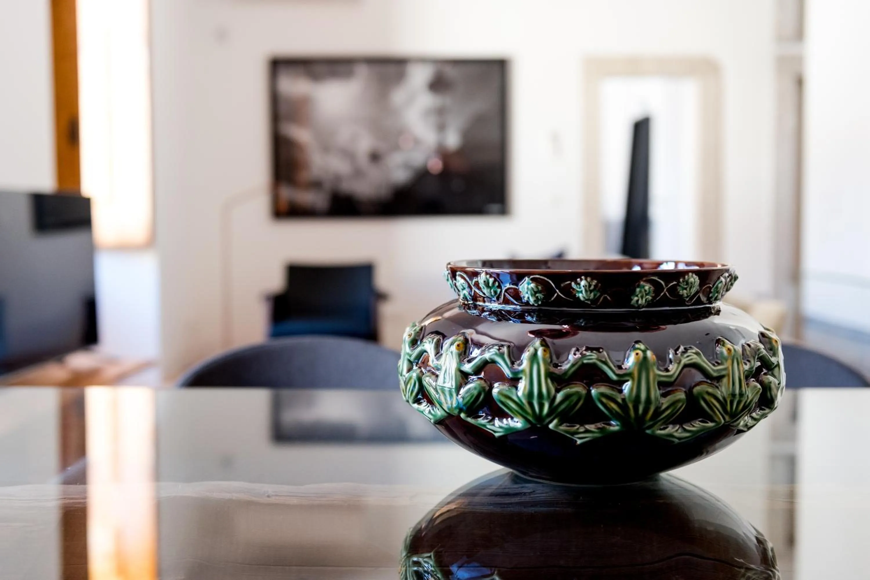 Living room in Flora Chiado Apartments