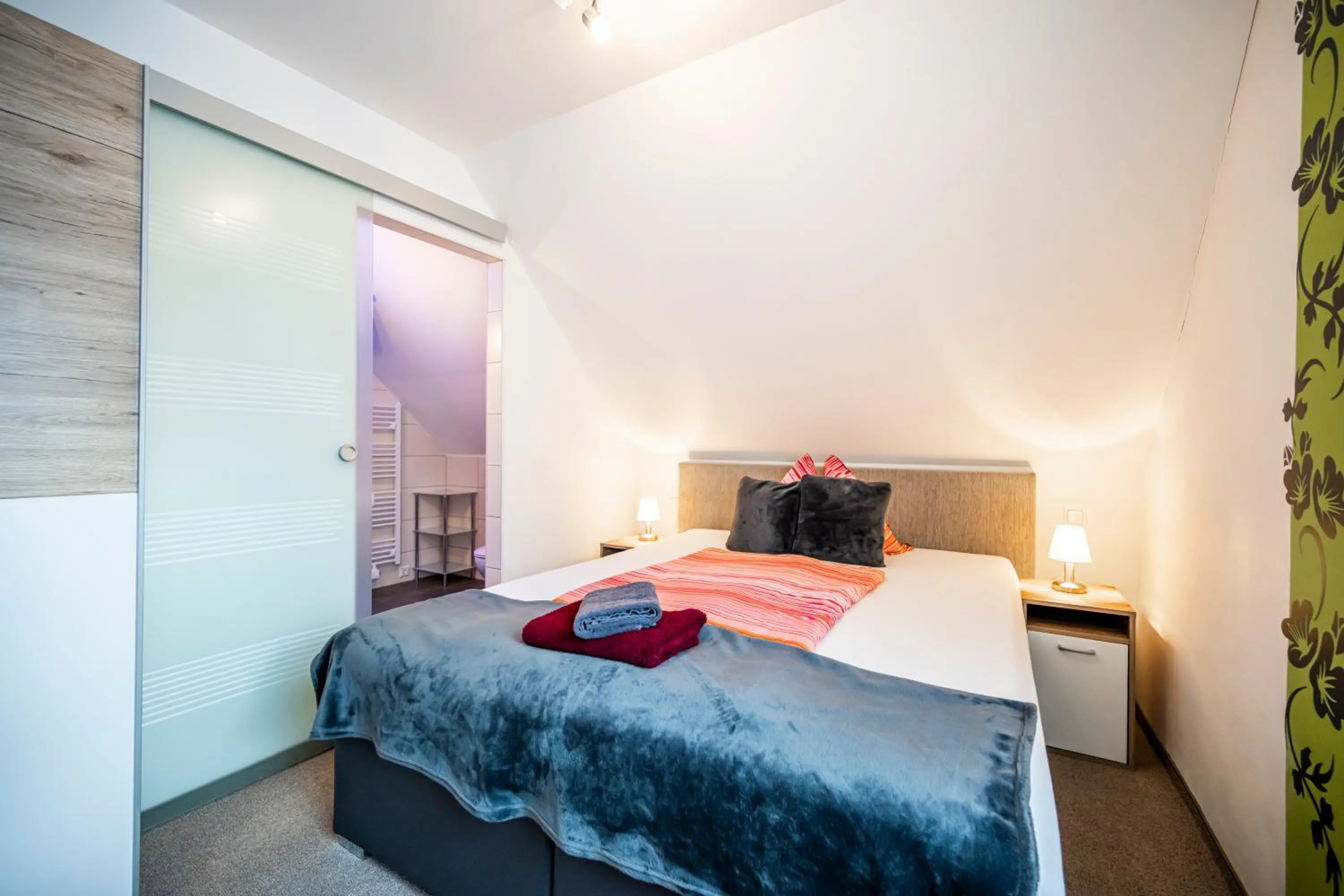 Bed in Die Schlafstube - Bed & Breakfast