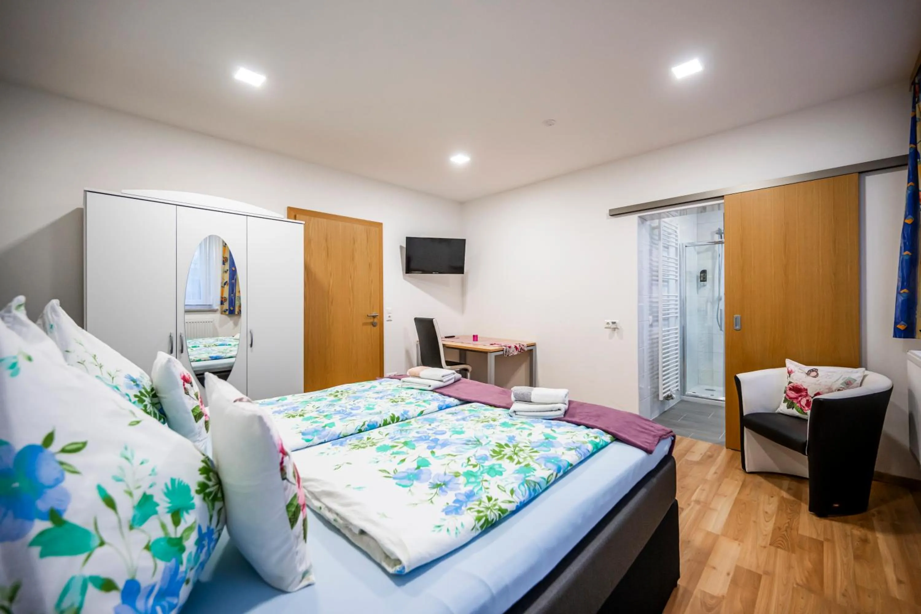 Bed in Die Schlafstube - Bed & Breakfast