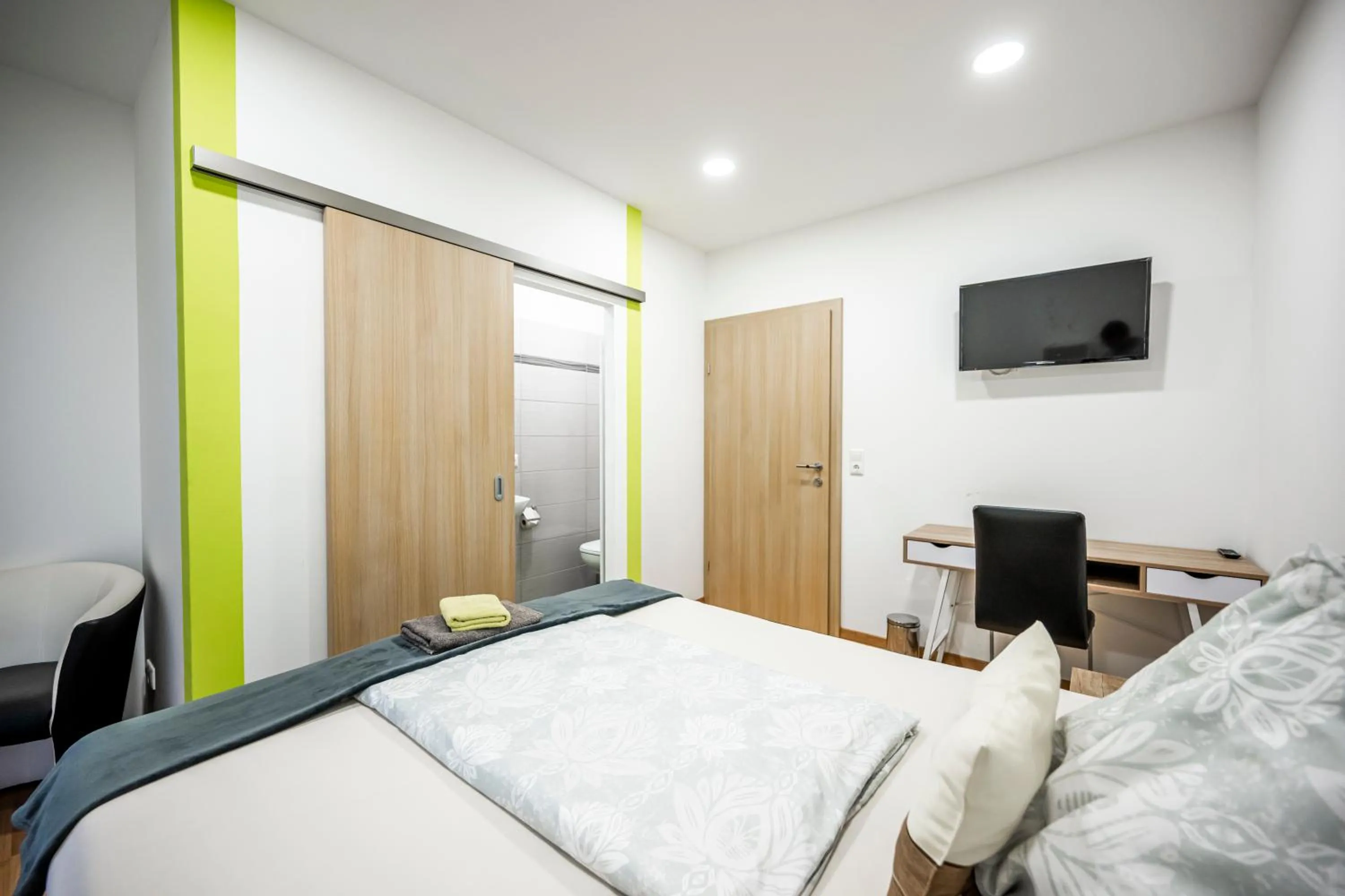 Bed in Die Schlafstube - Bed & Breakfast