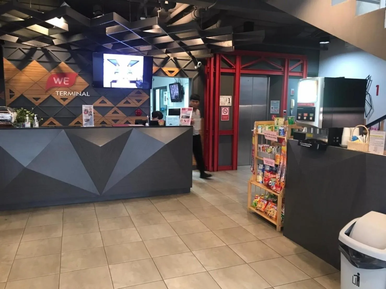 Lobby or reception in WE Terminal Hotel