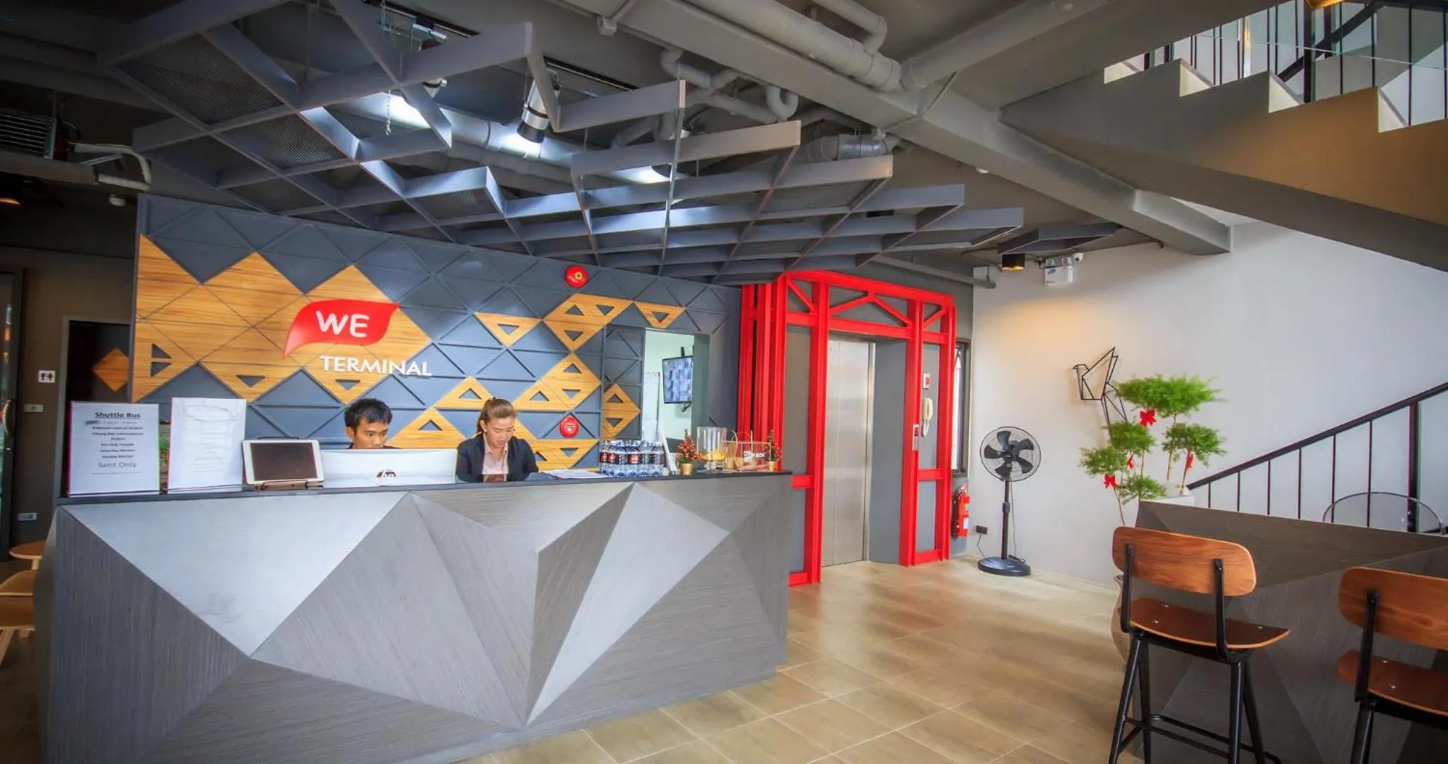 Lobby or reception in WE Terminal Hotel