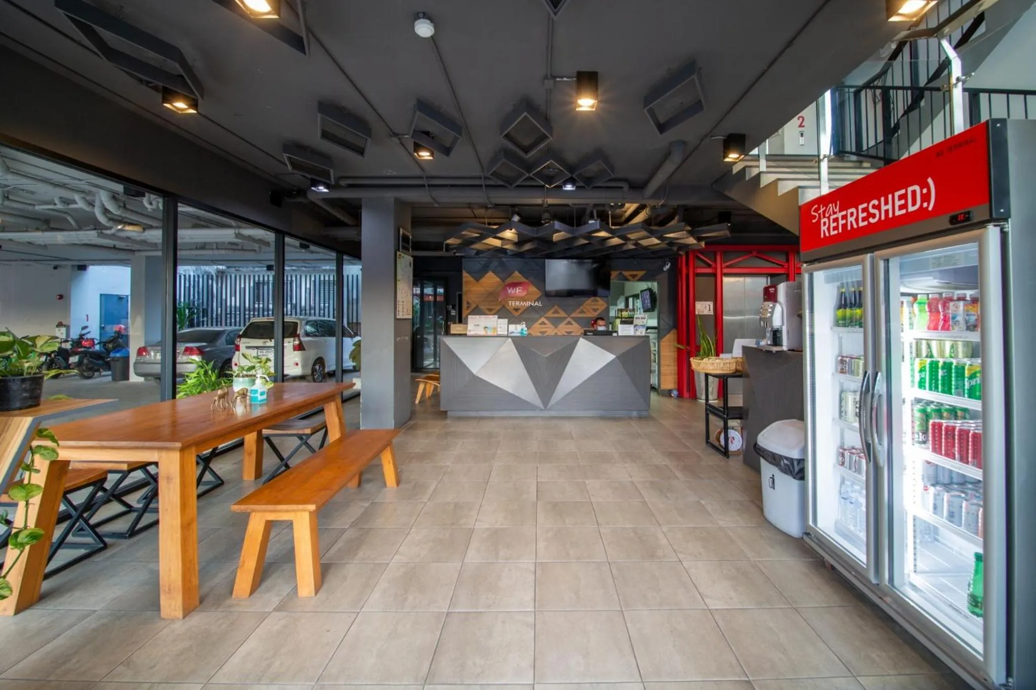 Lobby or reception in WE Terminal Hotel