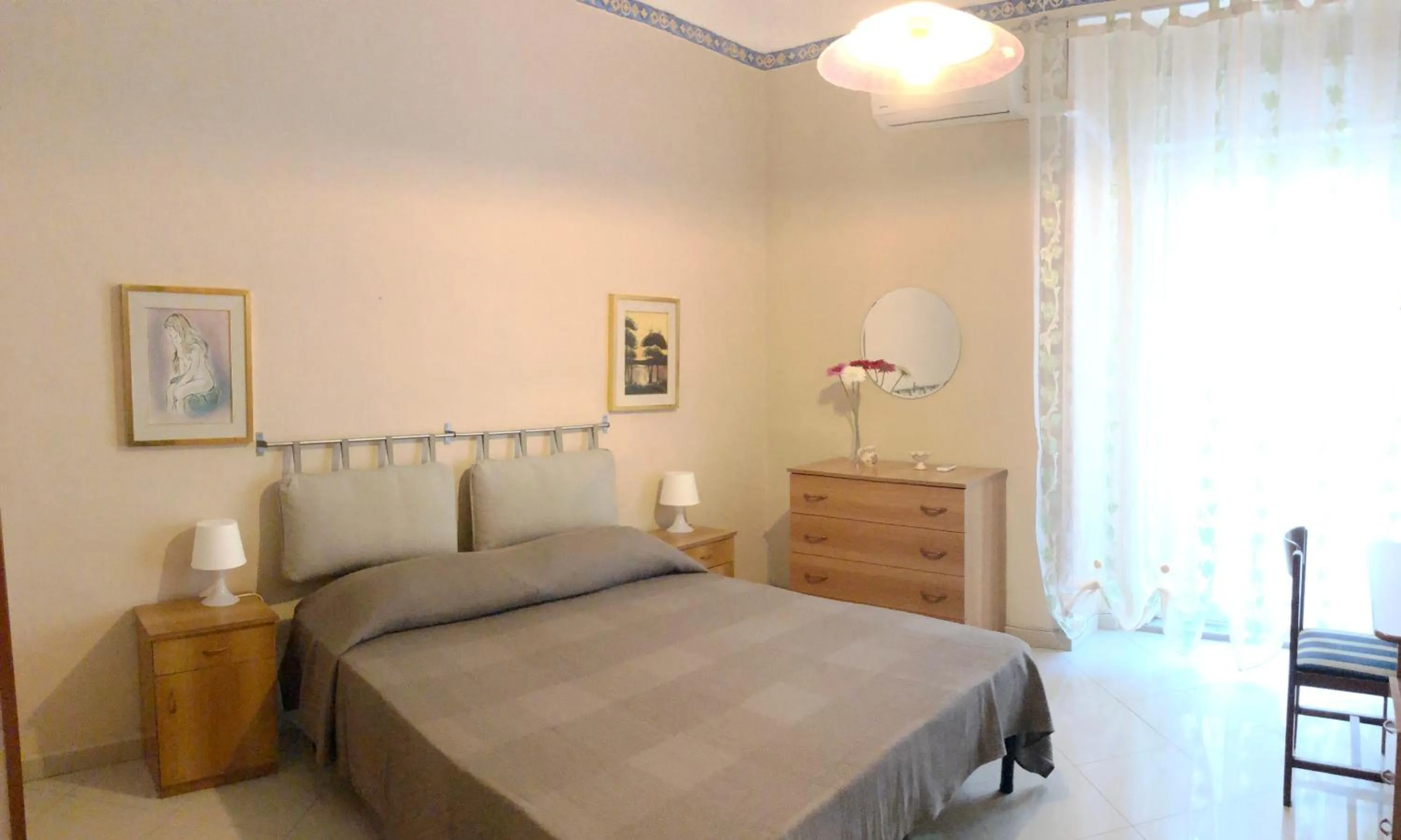 Bedroom, Bed in Large double room in Catania, B&B Le voci del mercato