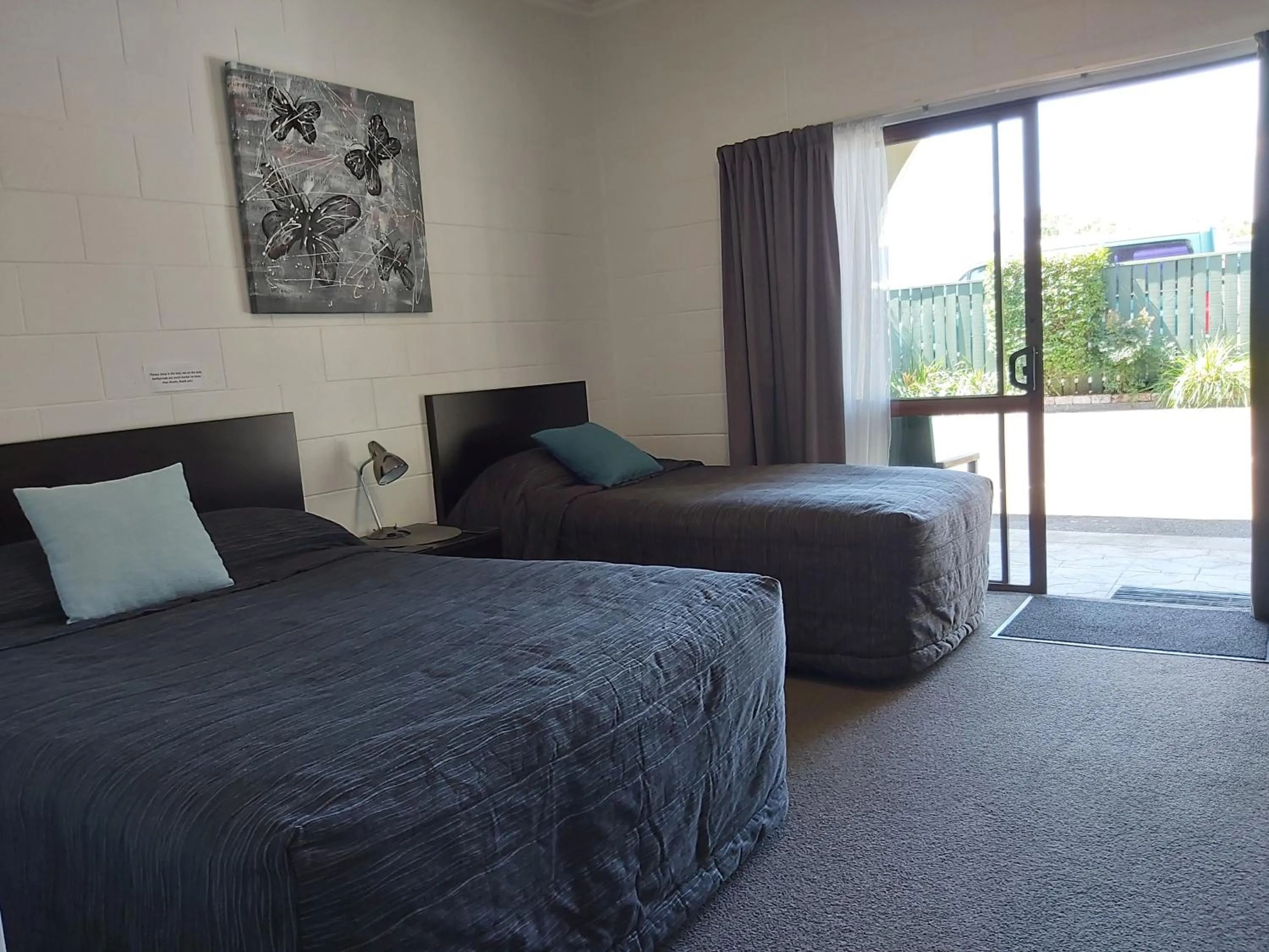 Bed in Matador Motel