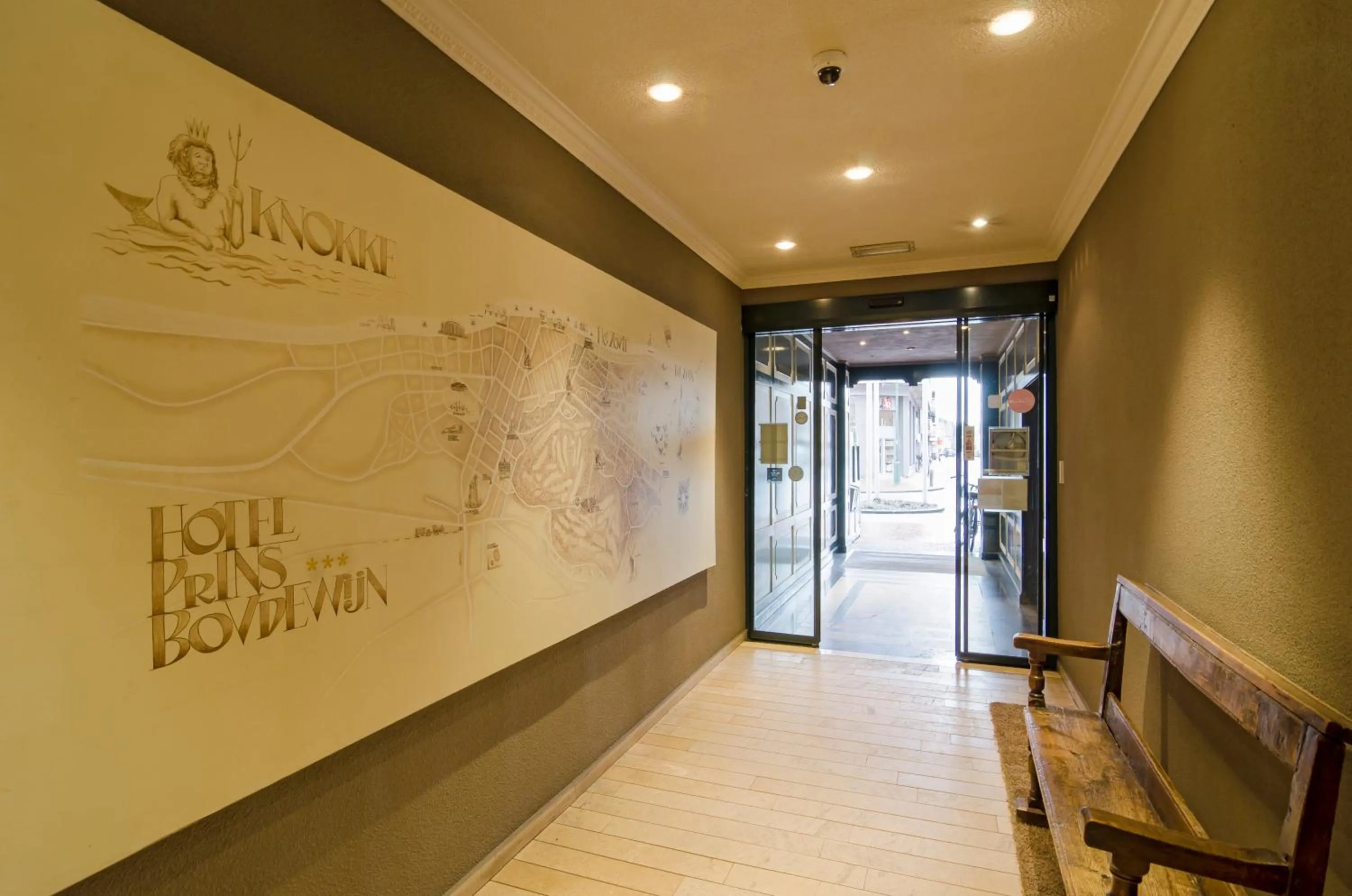 Lobby or reception in Hotel Prins Boudewijn