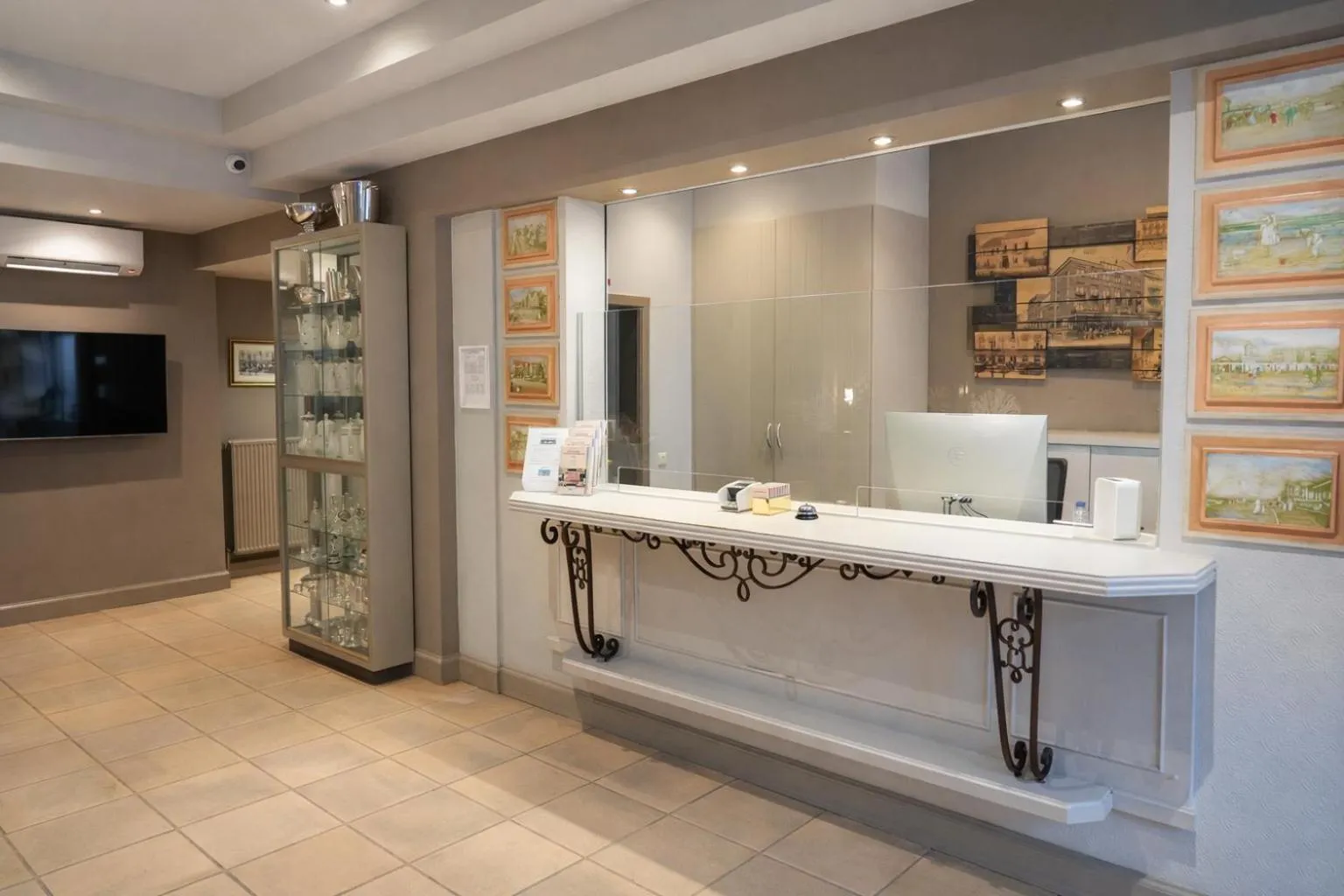 Lobby or reception in Hotel Prins Boudewijn