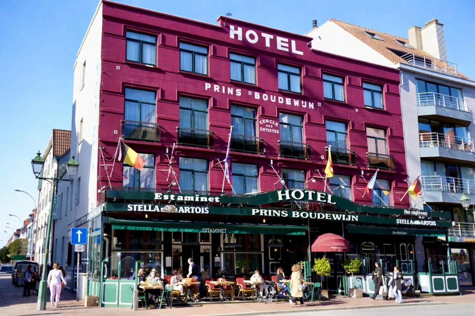 Facade/entrance in Hotel Prins Boudewijn