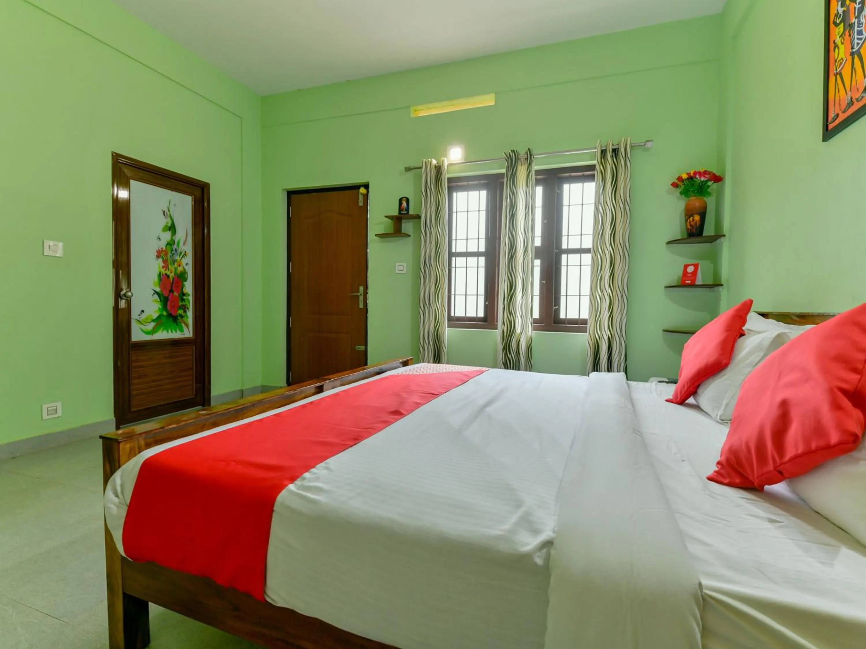 Bed in Gooseberry Family Retreats - Wayanad by KARAPUZHA RESORTS