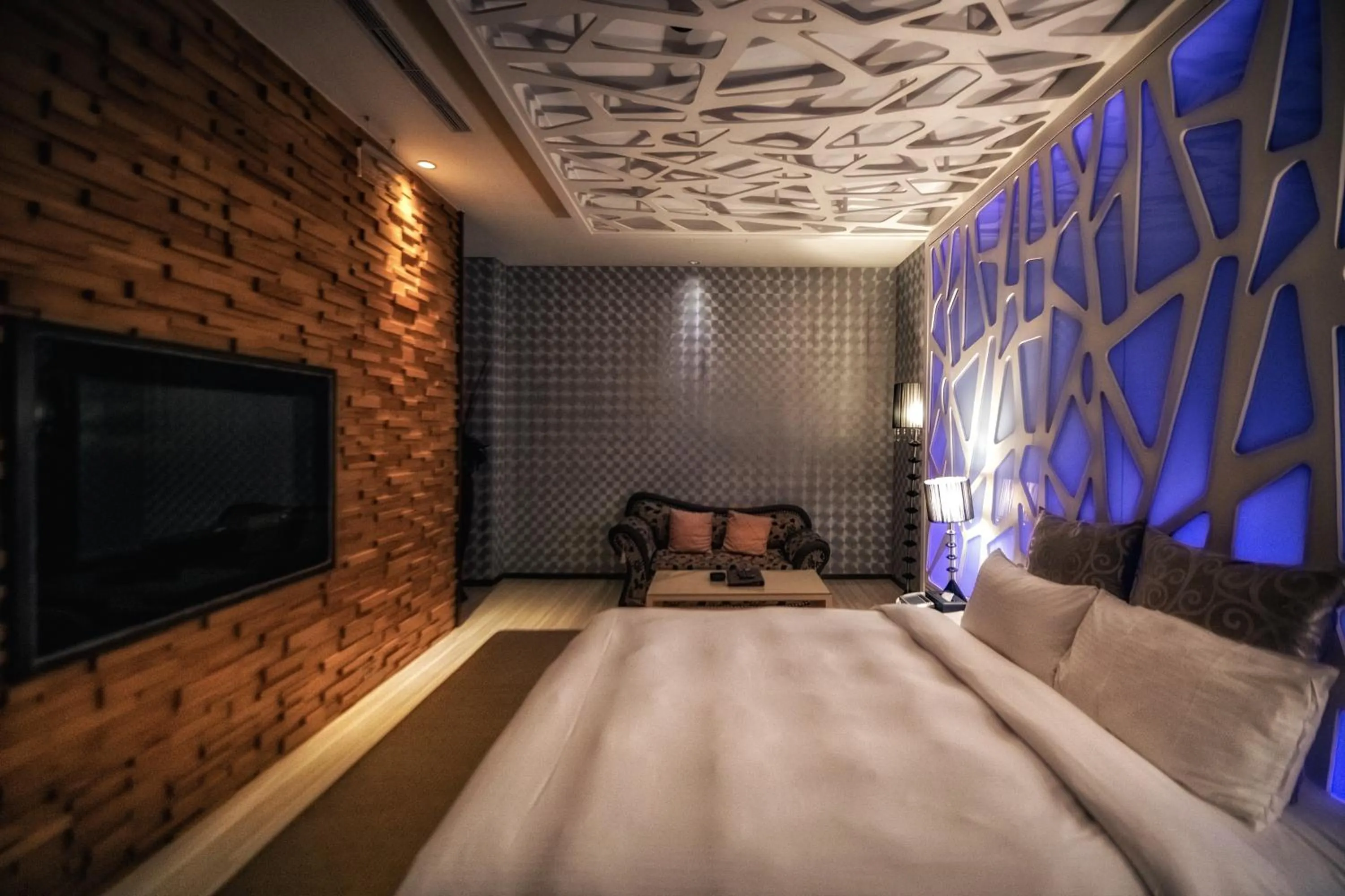 TV and multimedia, Bed in Bali Motel - Zhongli