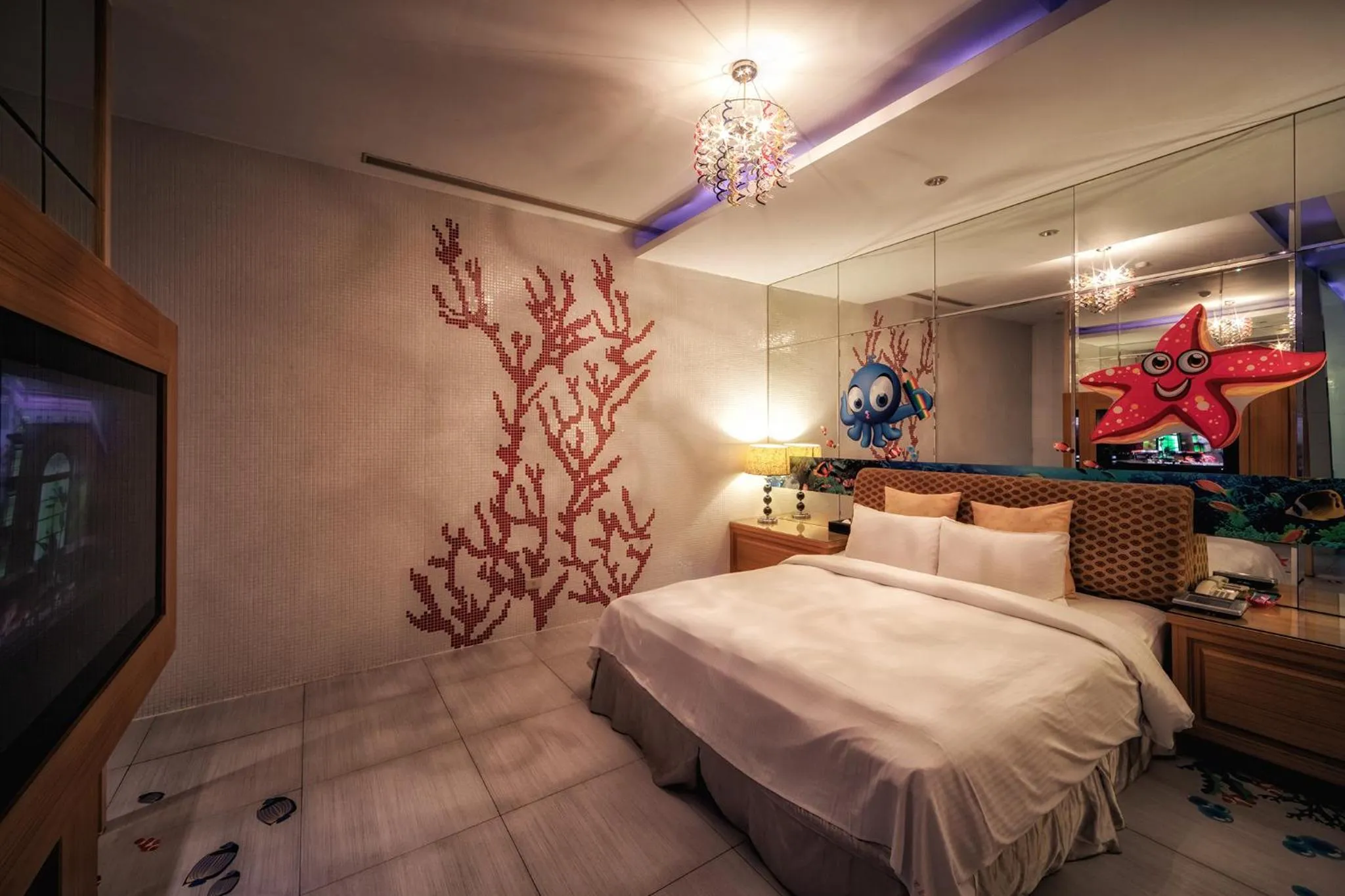 Bed in Bali Motel - Zhongli