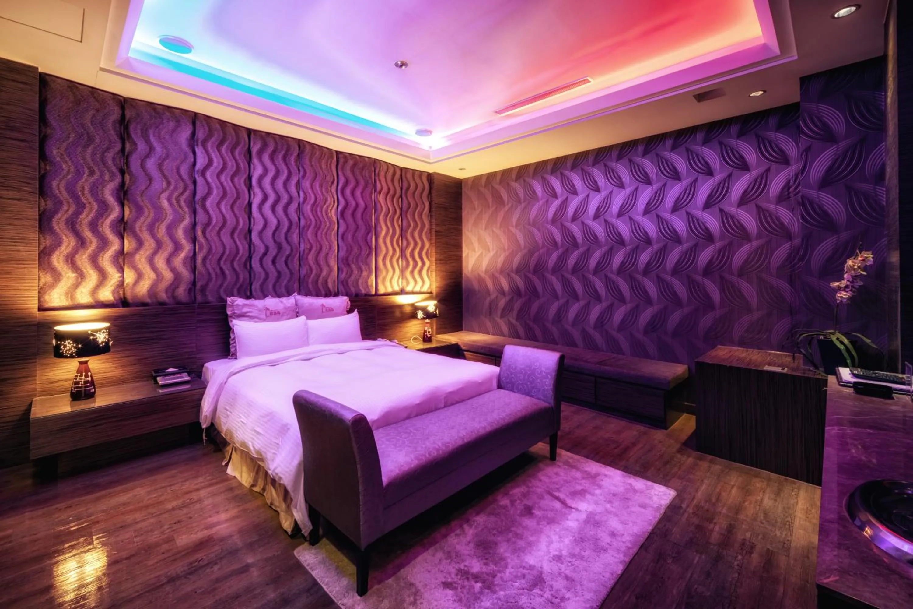 Bed in Bali Motel - Zhongli