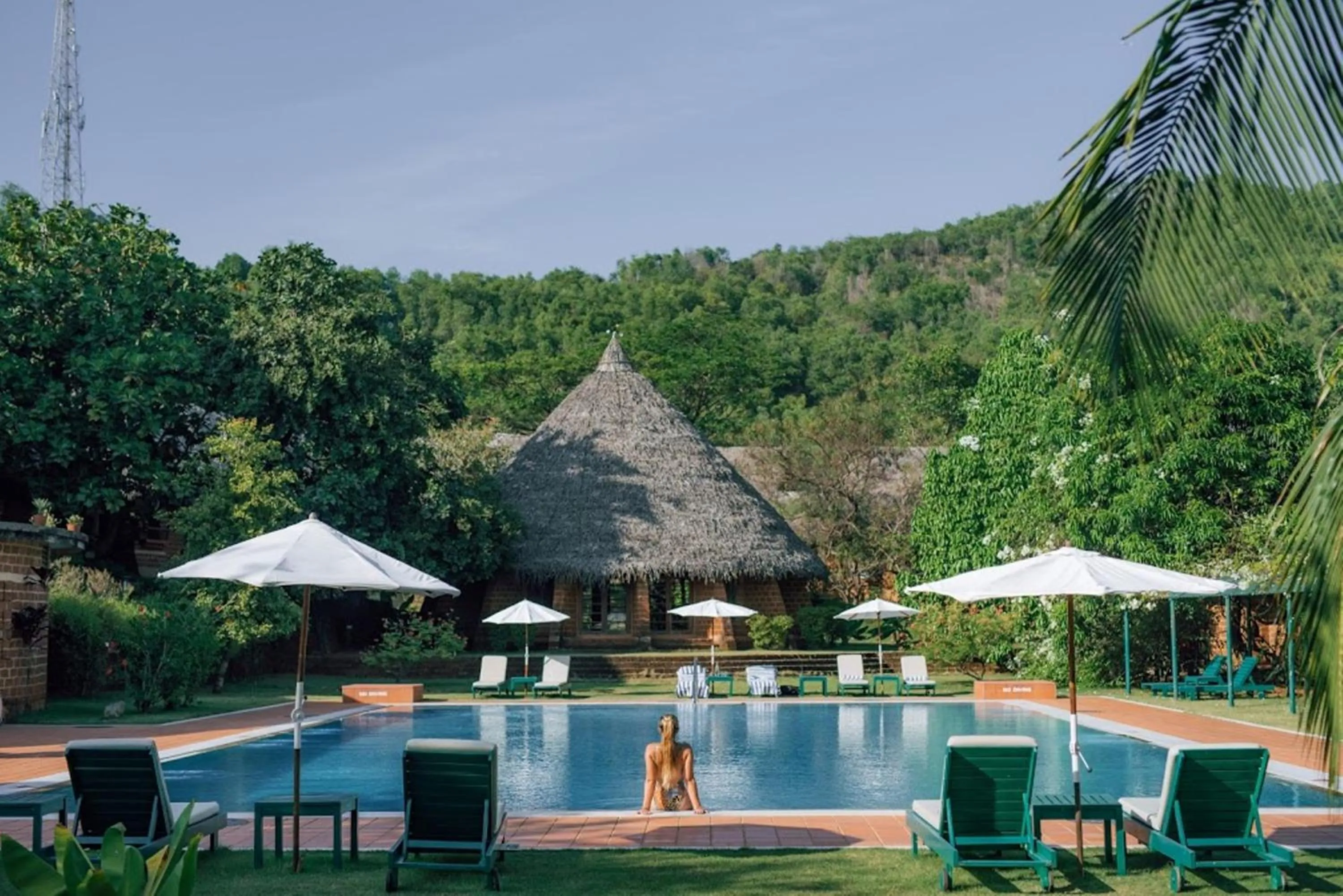 Swimming pool in SwaSwara Wellness - A CGH Earth Experience, Gokarna