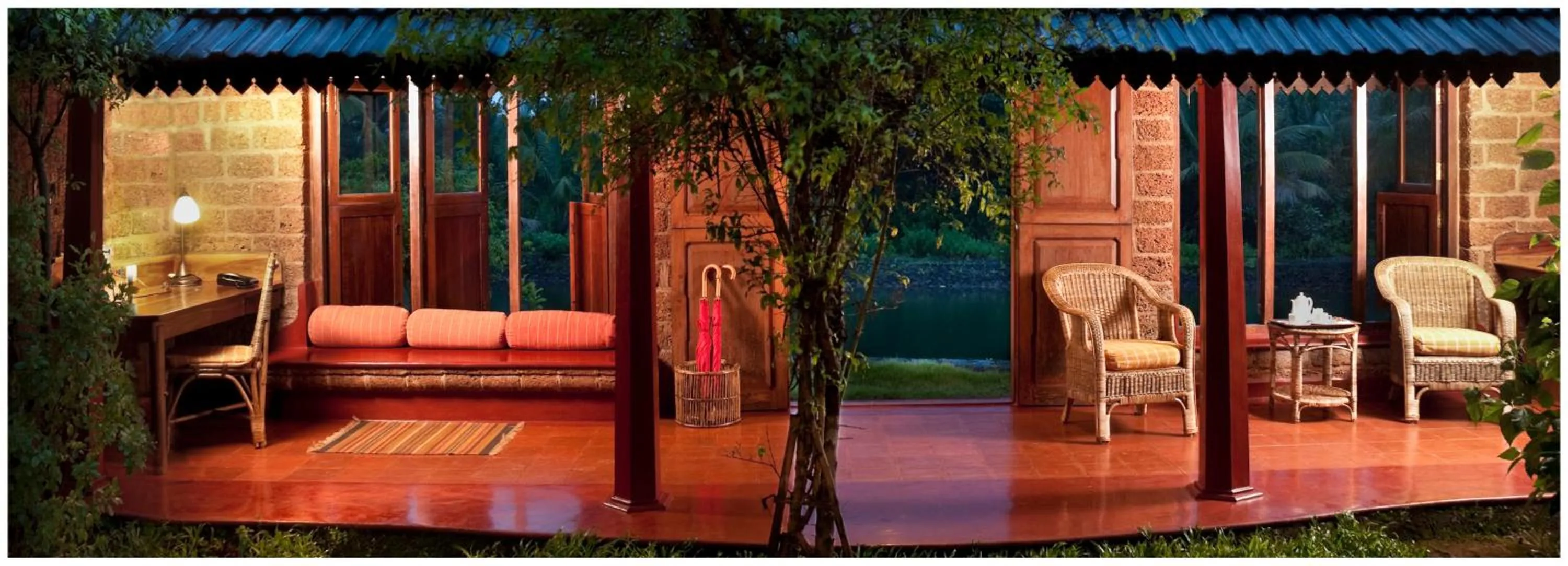 Living room in SwaSwara Wellness - A CGH Earth Experience, Gokarna