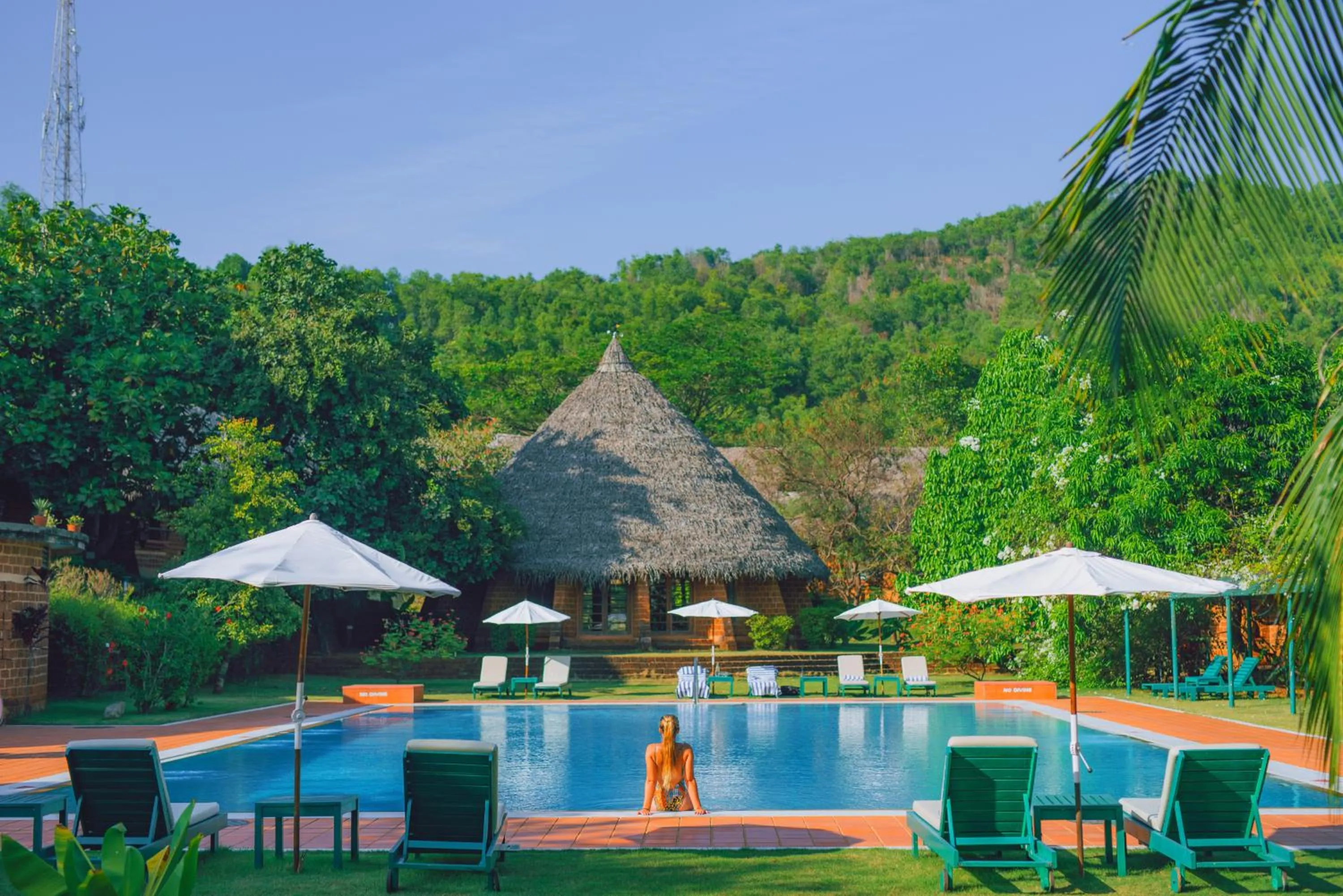 Swimming pool in SwaSwara Wellness - A CGH Earth Experience, Gokarna