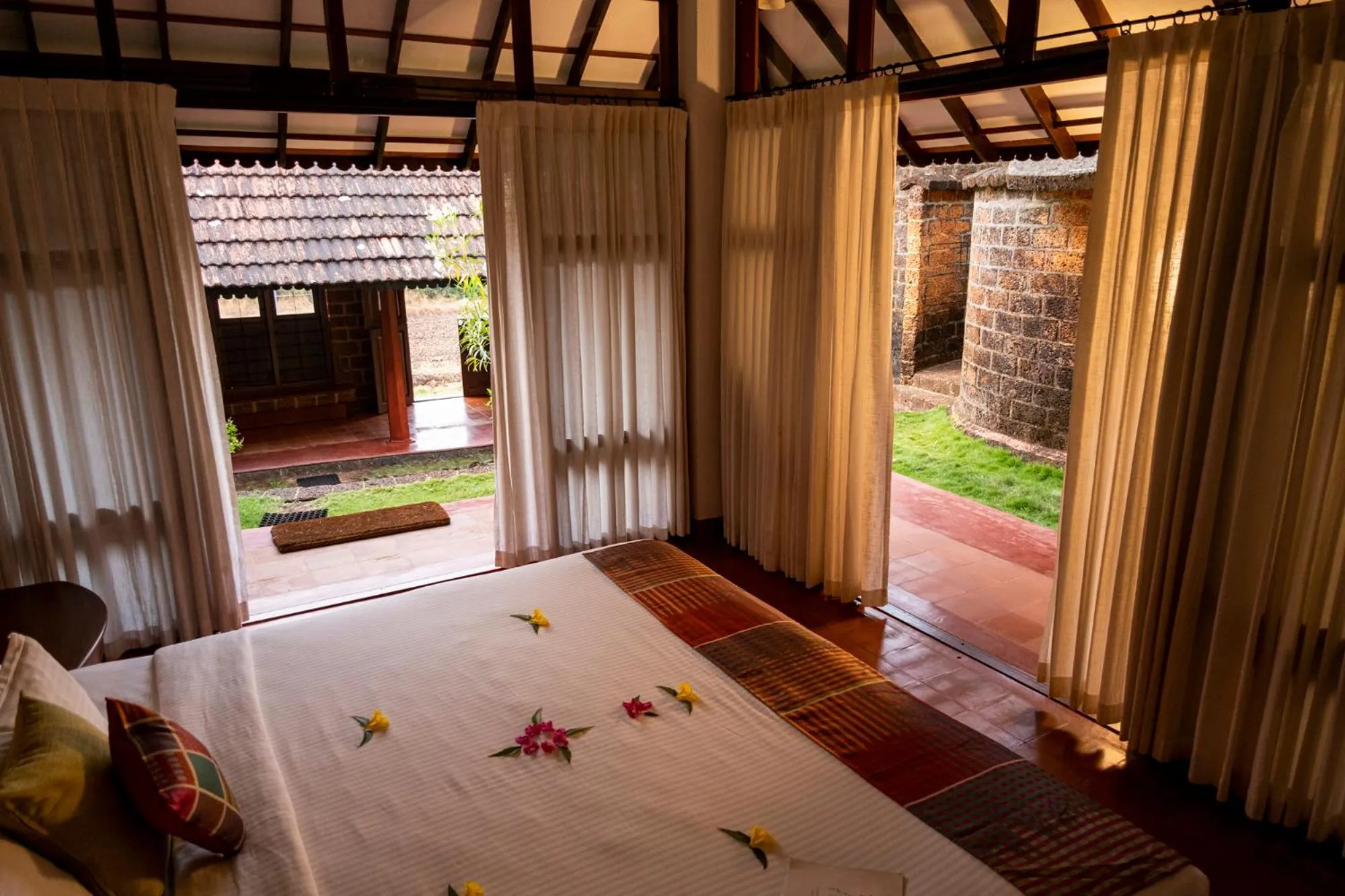 Photo of the whole room, Bed in SwaSwara Wellness - A CGH Earth Experience, Gokarna