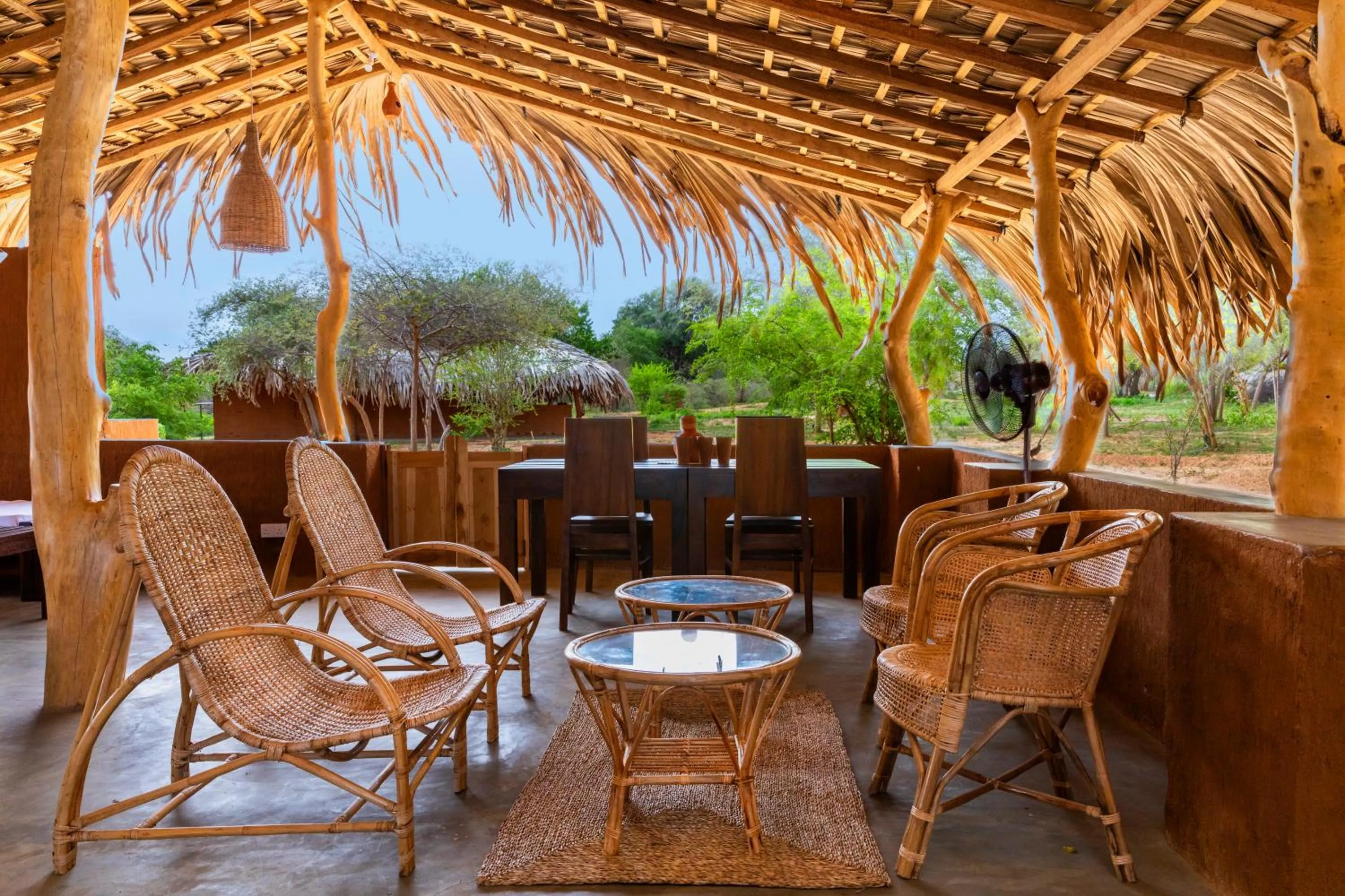 Seating area in Yakaduru - Yala