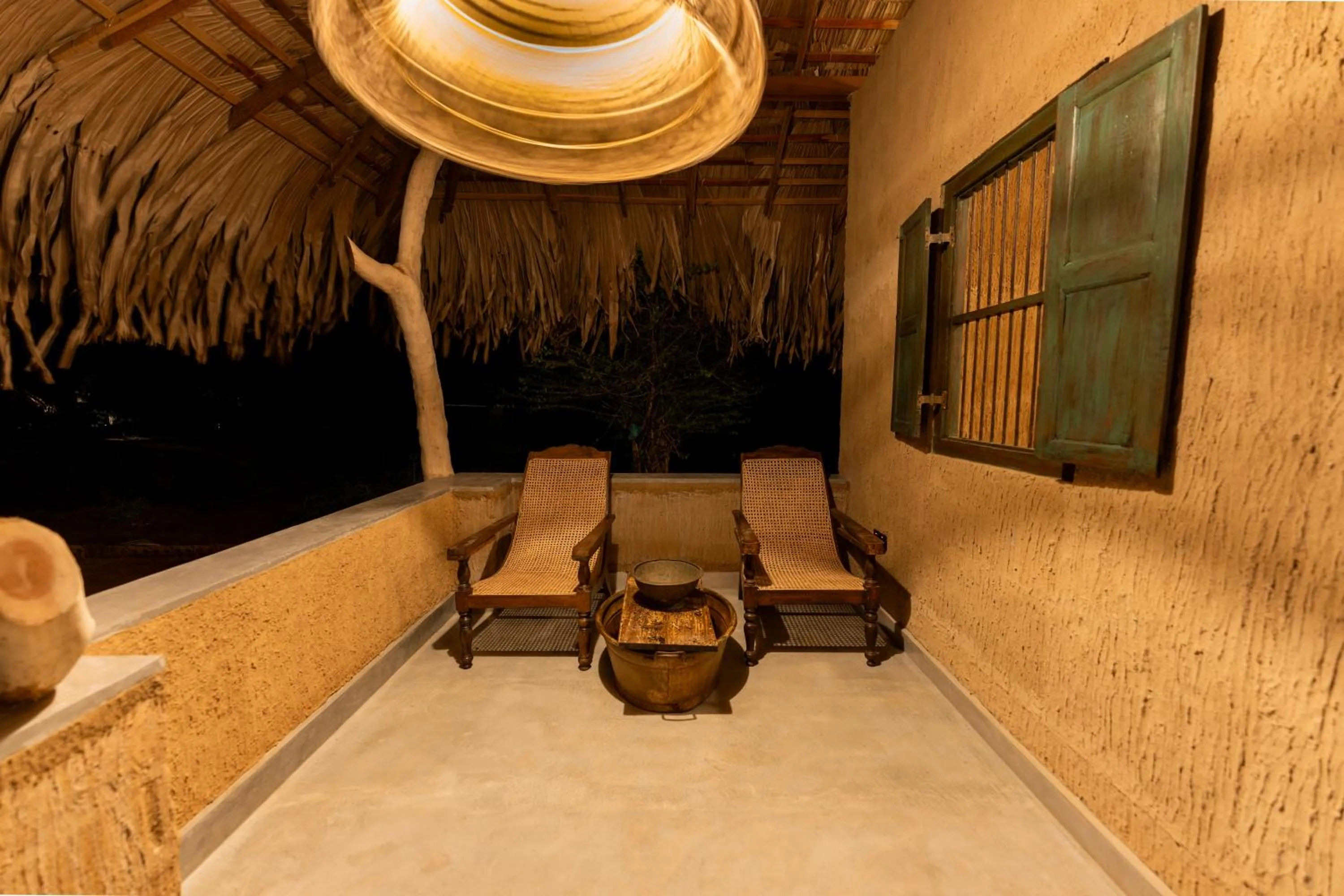 Seating area in Yakaduru - Yala