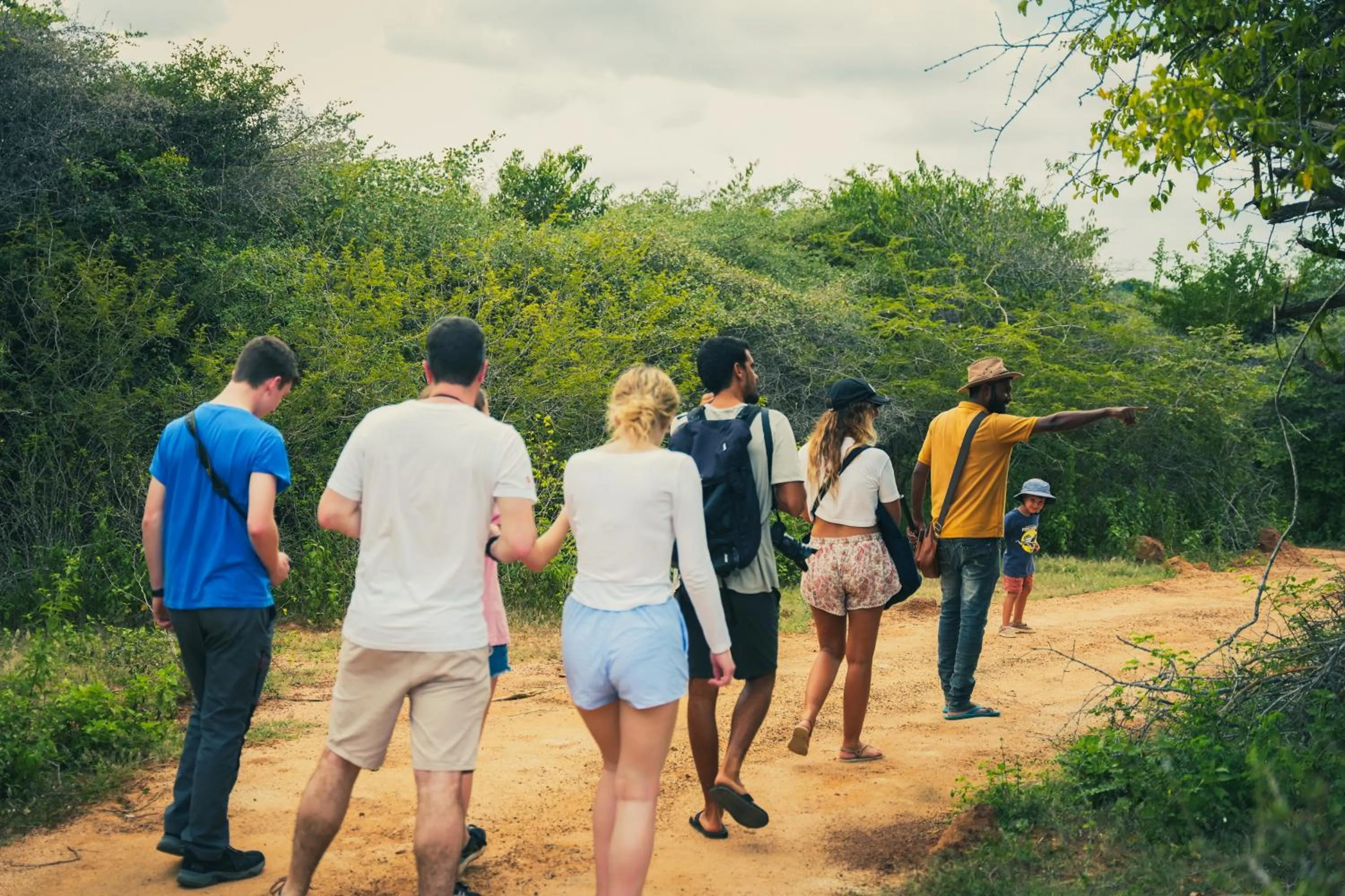 group of guests in Yakaduru - Yala