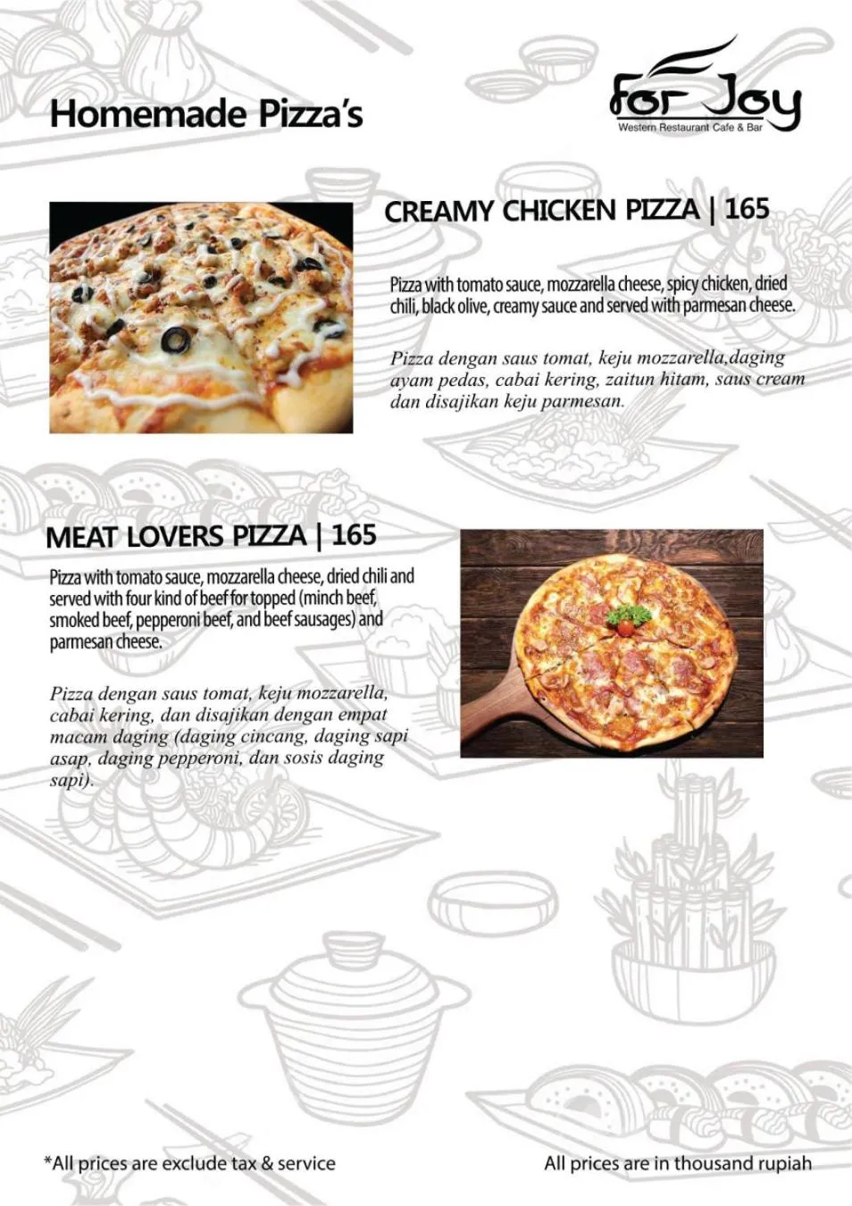 Food in Forbis Hotel