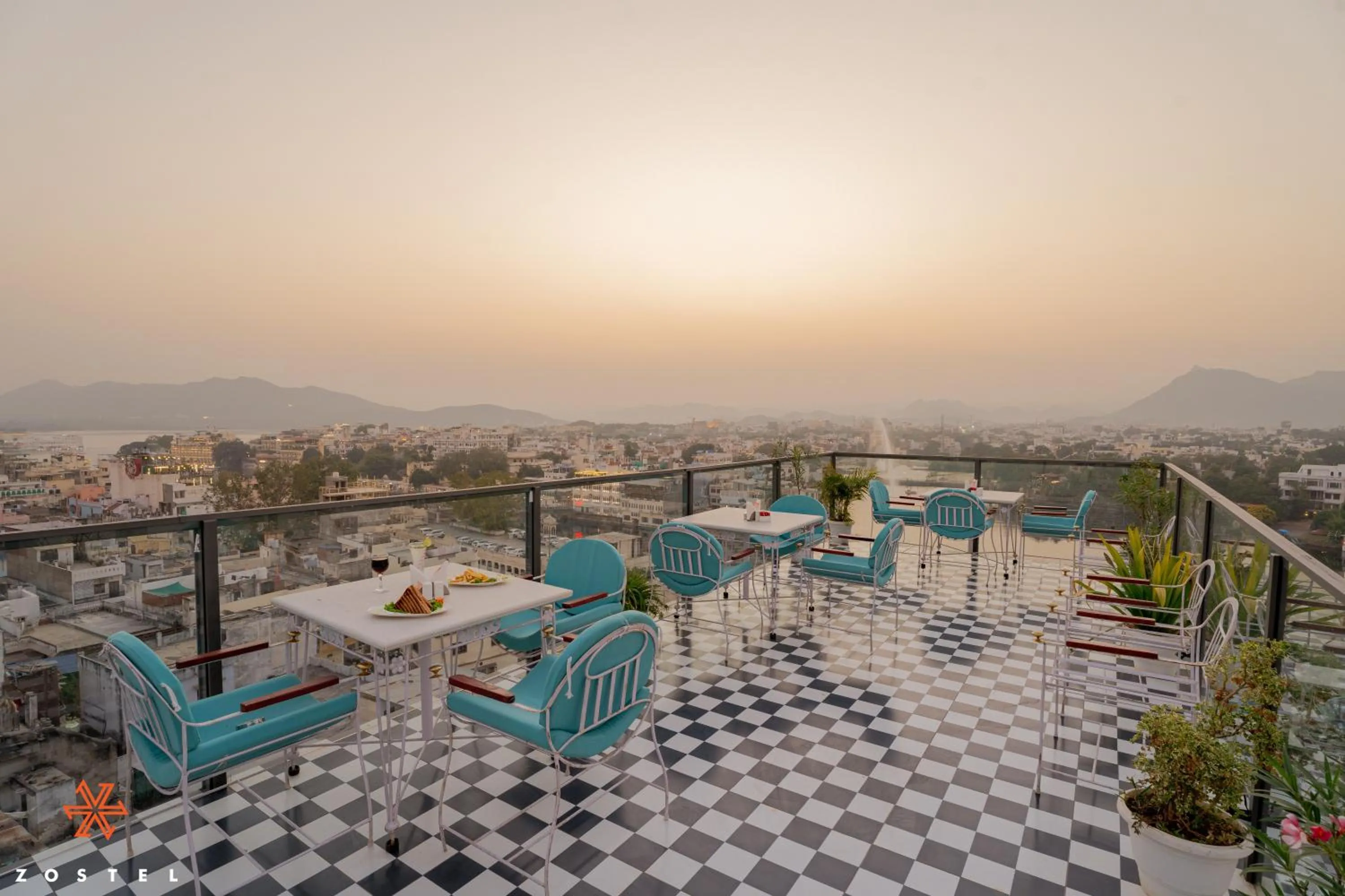 Natural landscape in Zostel Udaipur