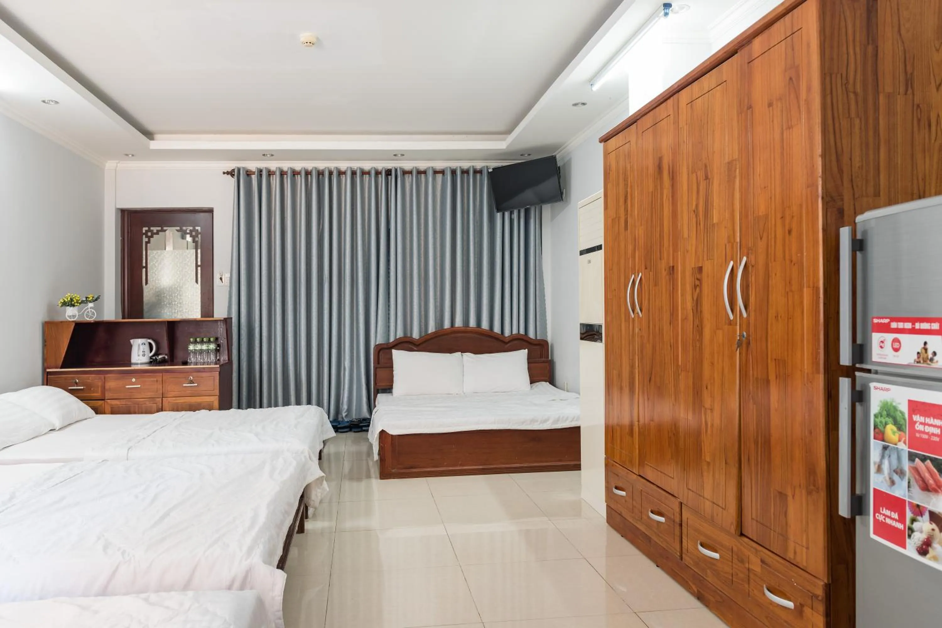 Bed in SeaSala Hotel
