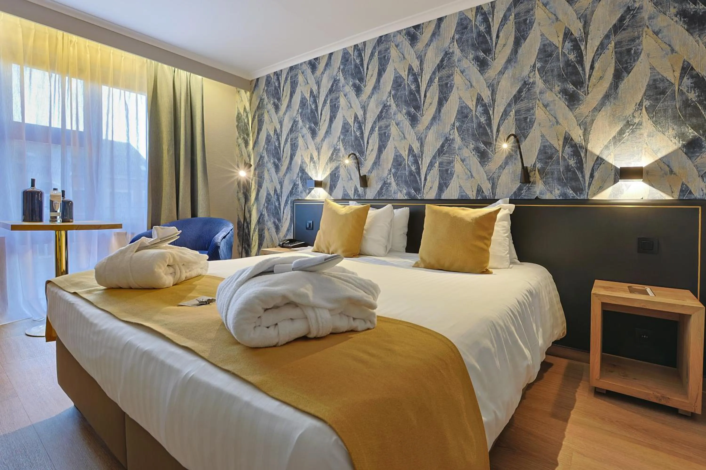 Bed in Hotel Quartier Latin