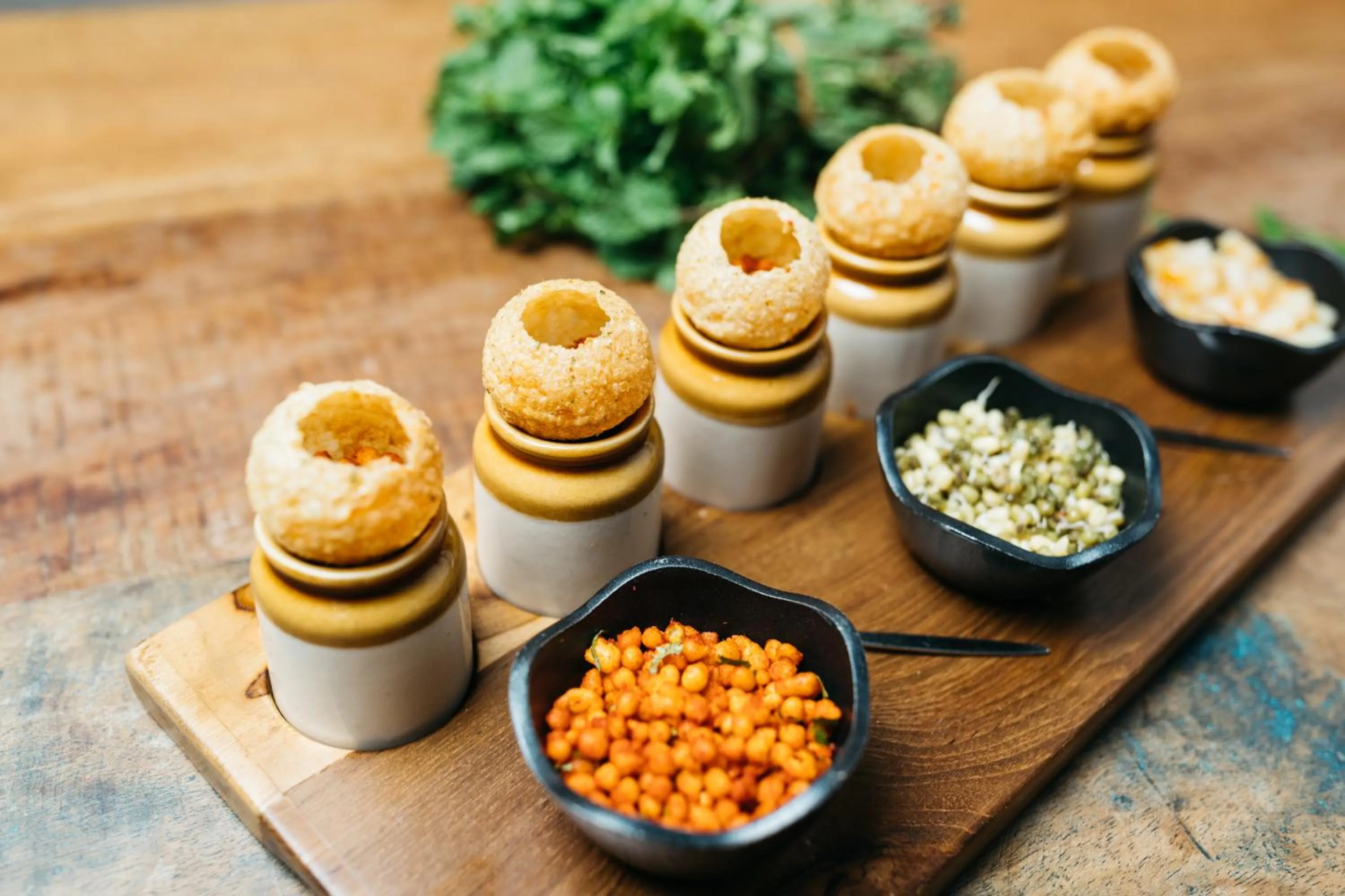 Food close-up in The Royale Senate Race Course, Bangalore