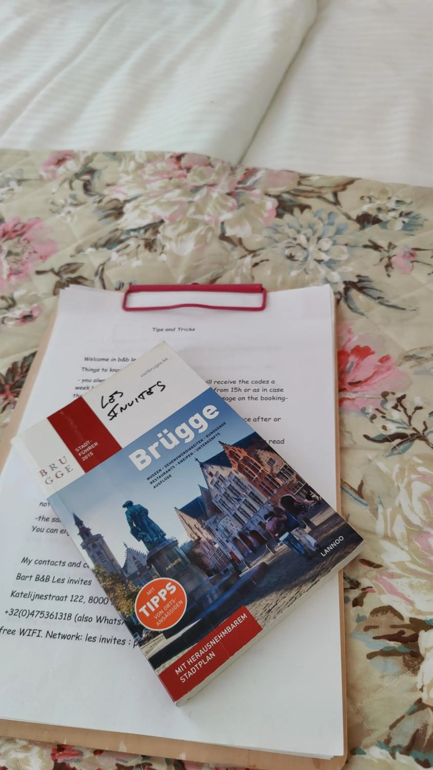 Library in b&b les invités