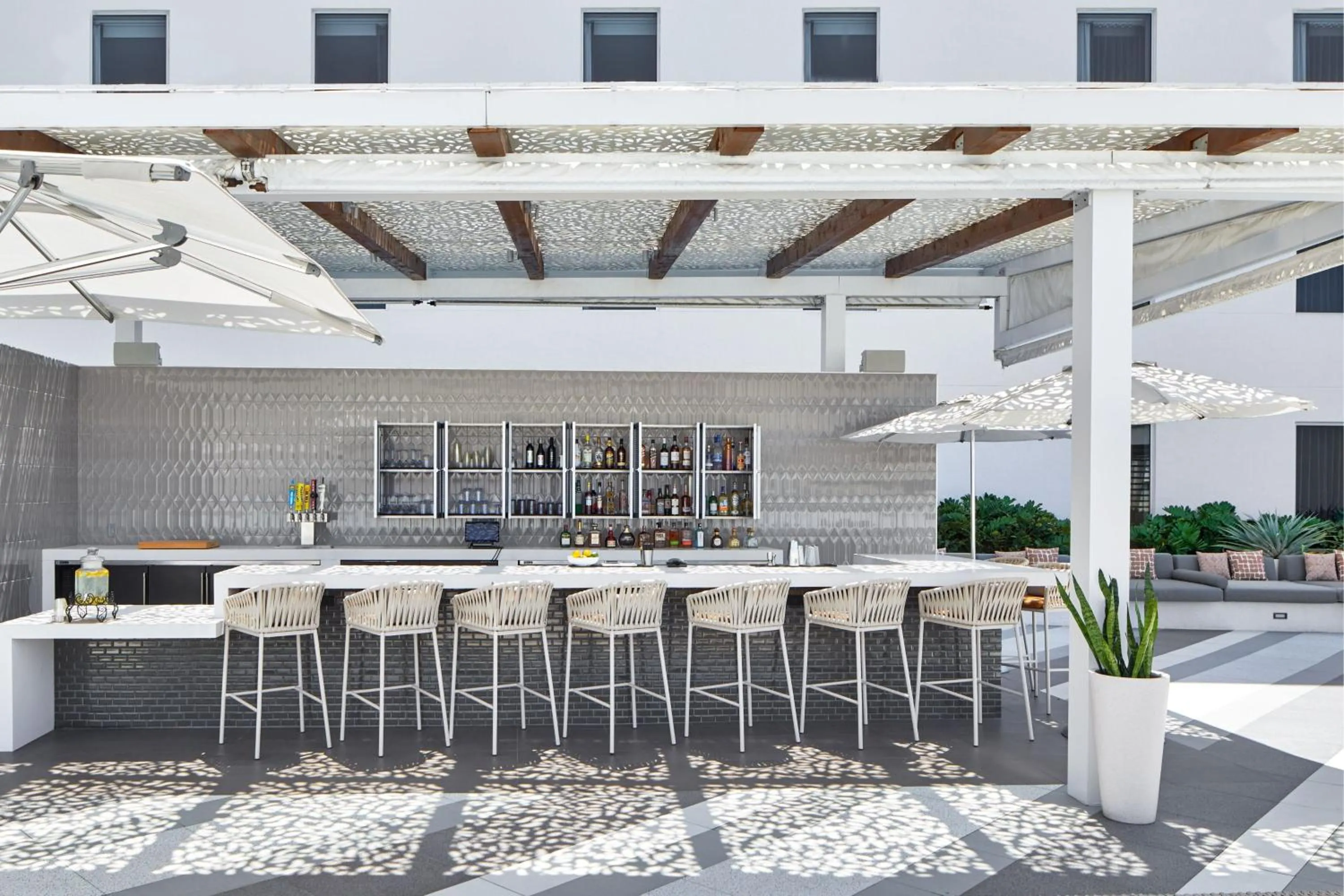 Swimming pool in AC Hotel by Marriott Miami Aventura