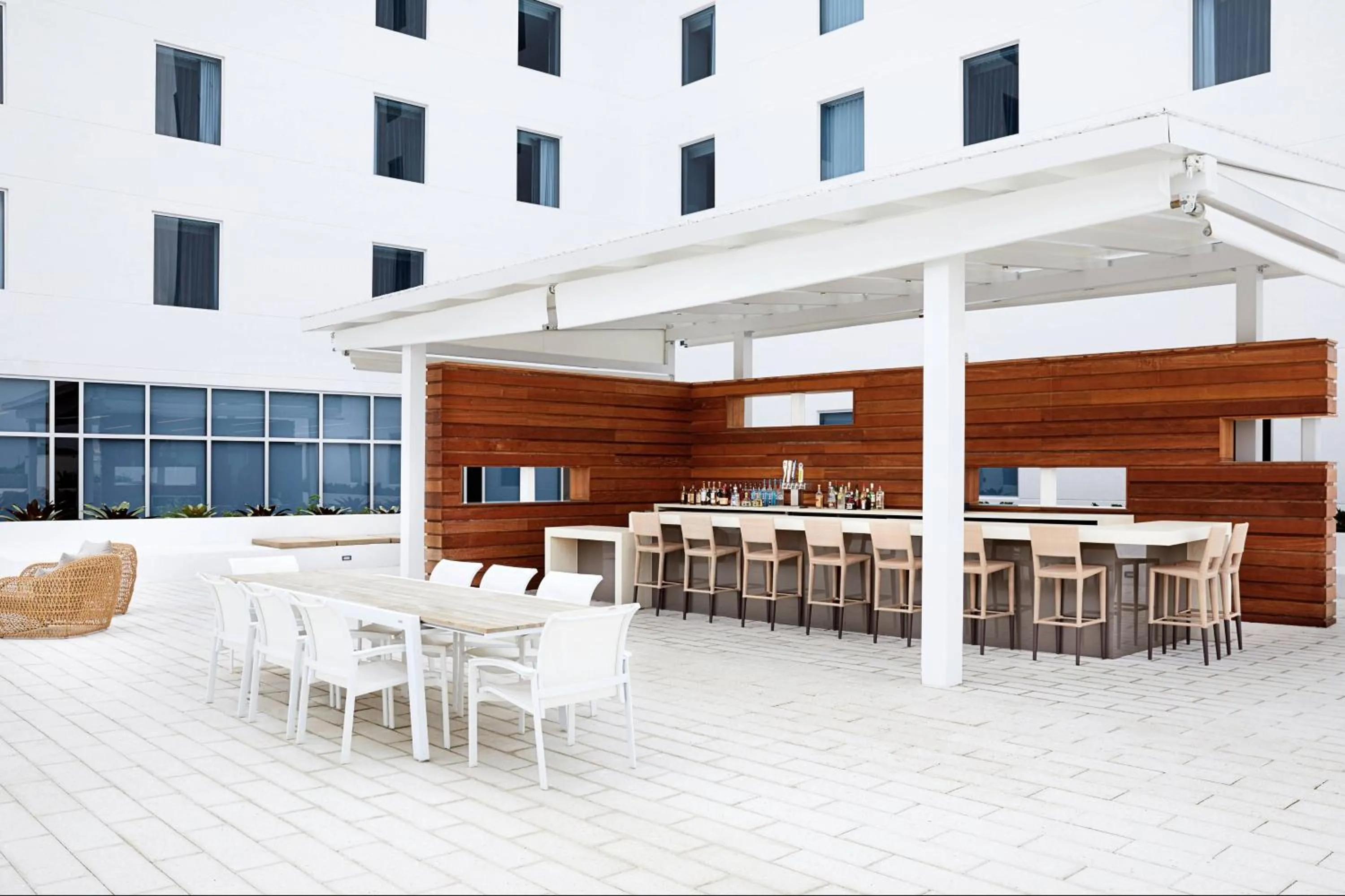 Swimming pool in AC Hotel by Marriott Miami Aventura