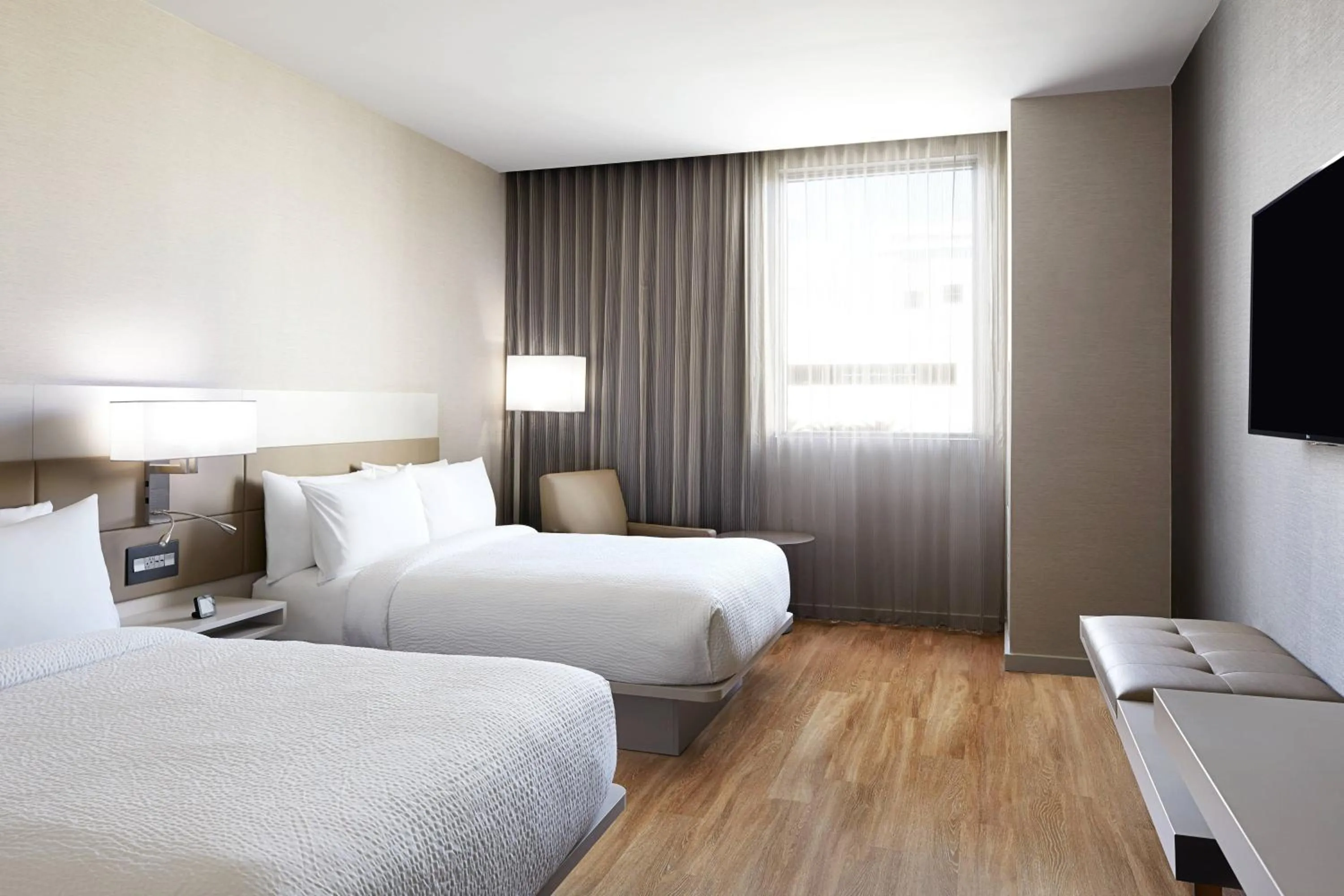 Photo of the whole room, Bed in AC Hotel by Marriott Miami Aventura