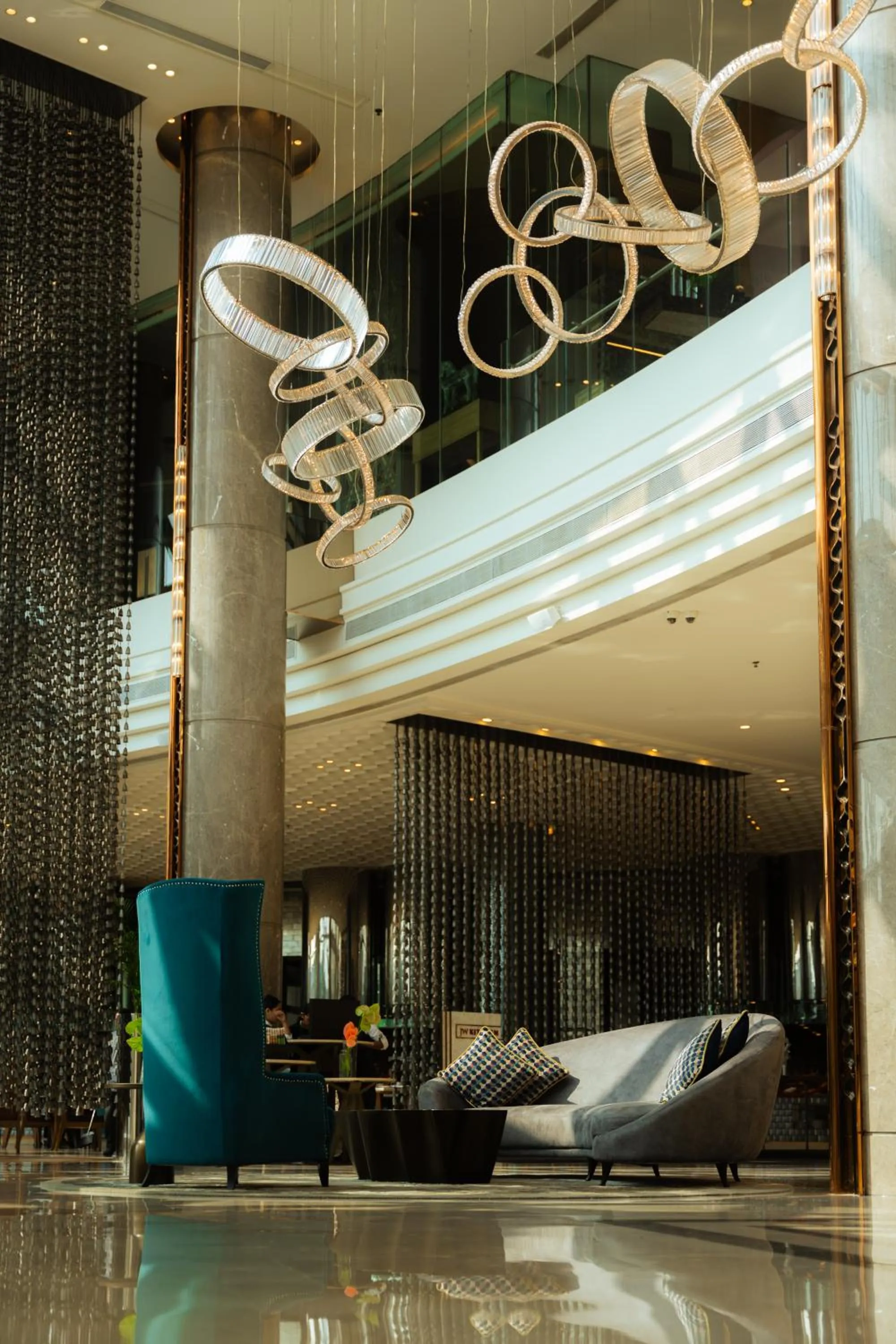 Lobby or reception in JW Marriott Hotel Kolkata