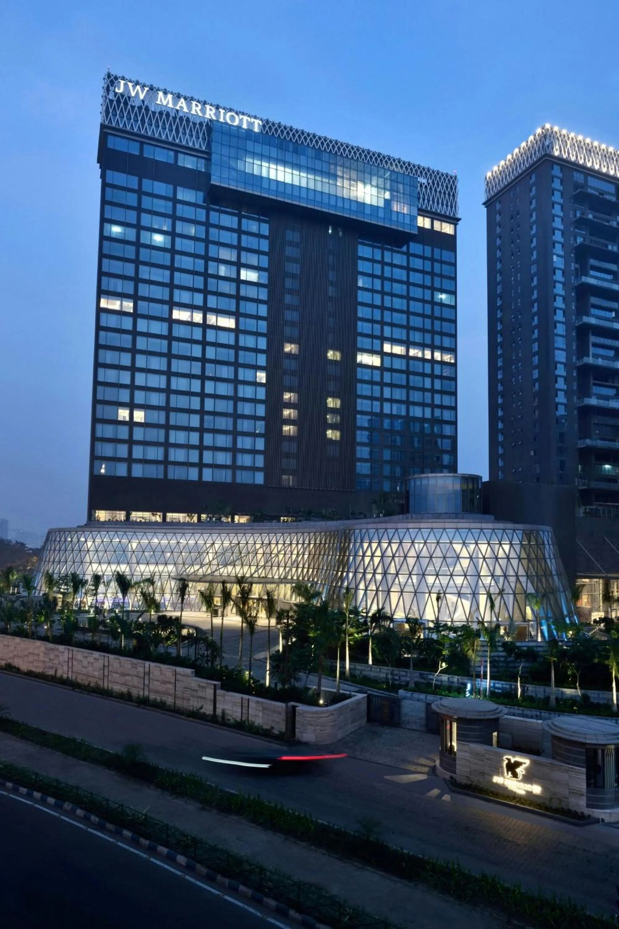 Property building in JW Marriott Hotel Kolkata