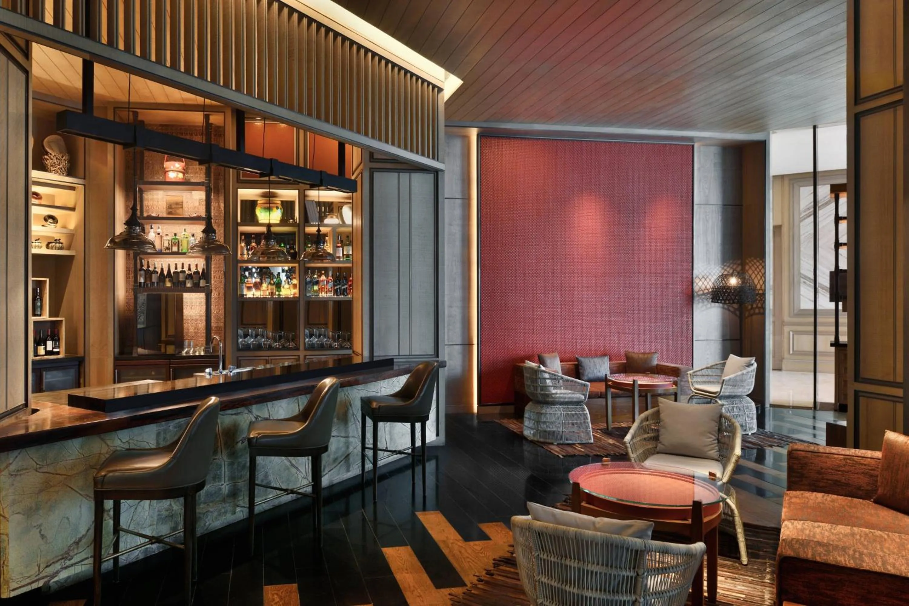 Lounge or bar in JW Marriott Hotel Kolkata
