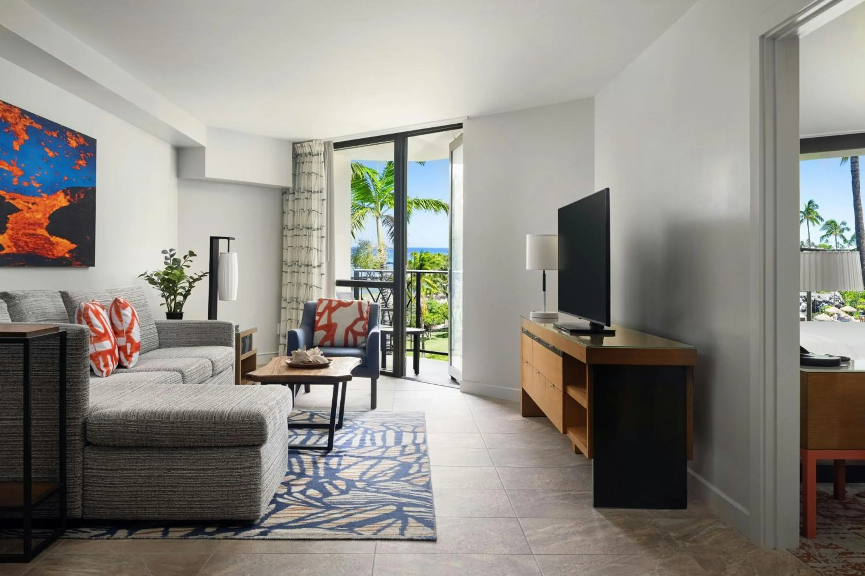 Swimming pool in Marriott’s Waikoloa Ocean Club