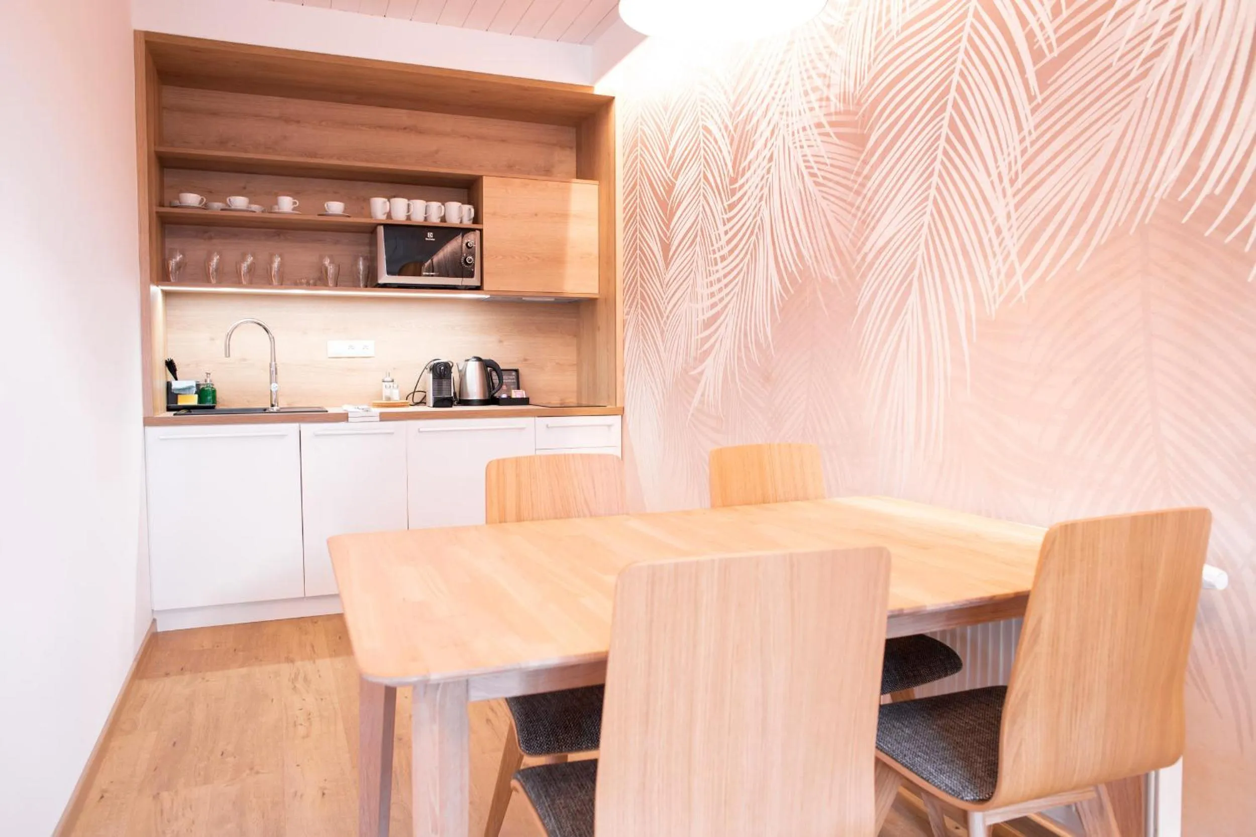 Kitchen or kitchenette in Amenity Hotel & Resort Špindlerův Mlýn