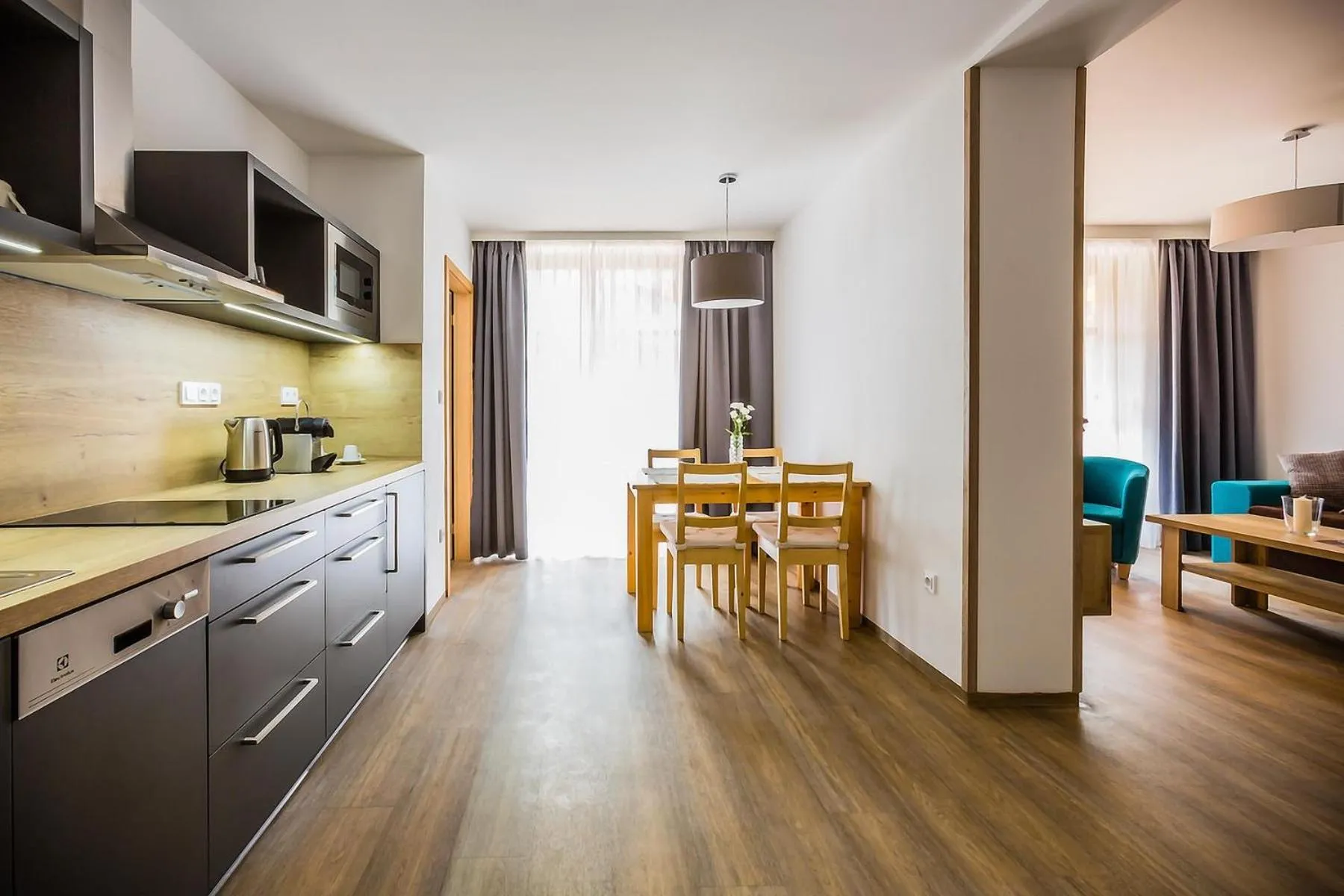 Kitchen or kitchenette in Amenity Hotel & Resort Špindlerův Mlýn