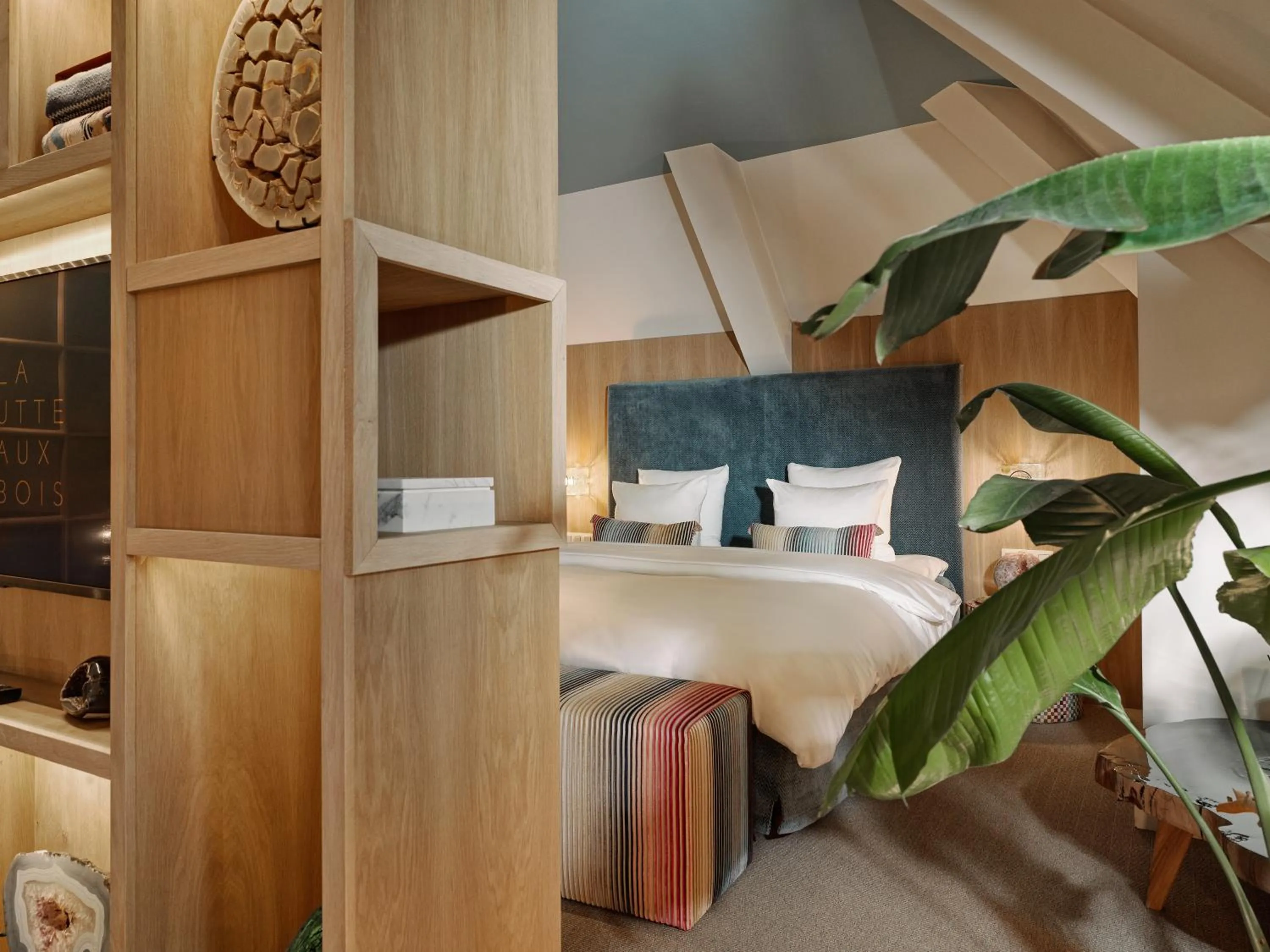 Bedroom in La Butte aux Bois a Small Luxury Hotel of the World