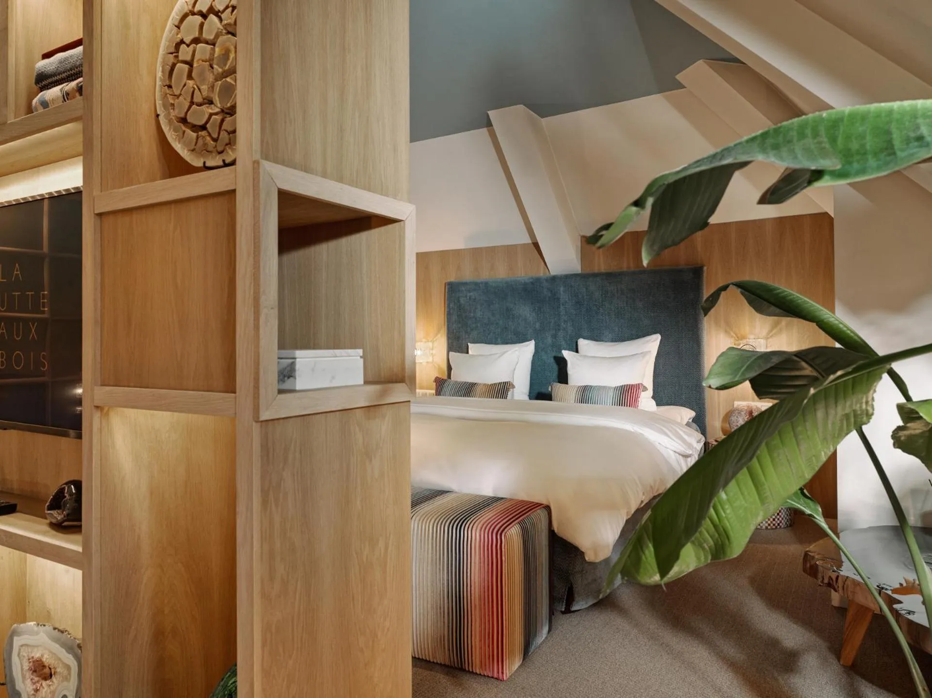 Bedroom in La Butte aux Bois a Small Luxury Hotel of the World