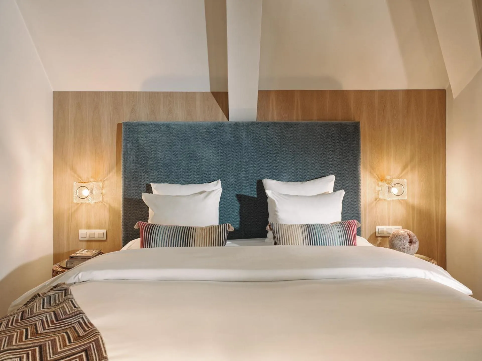 Bedroom, Bed in La Butte aux Bois a Small Luxury Hotel of the World